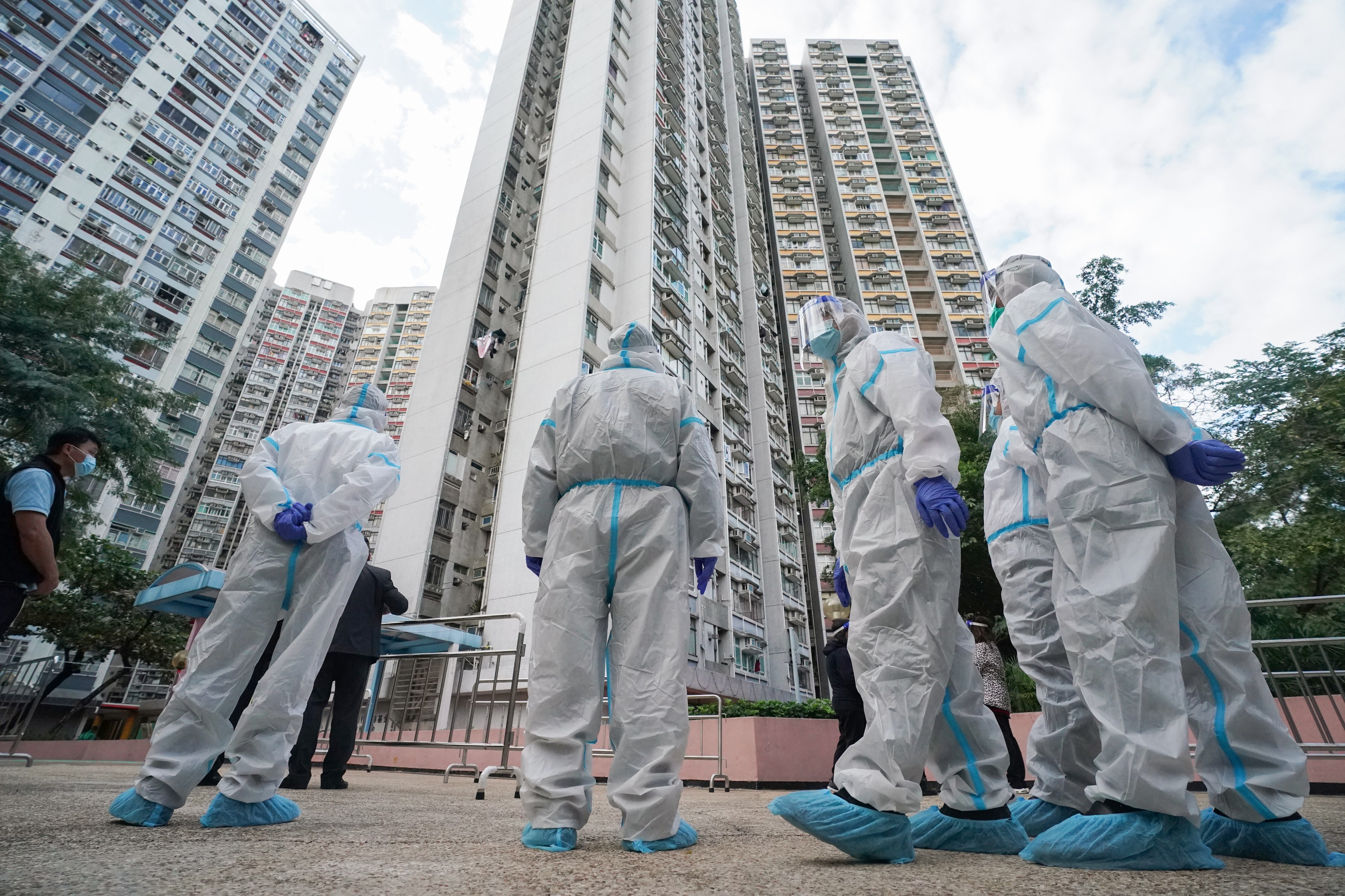 Tung Tau Estate in Wong Tai Sin was among the sites where coronavirus cases were detected. Photo: Felix Wong