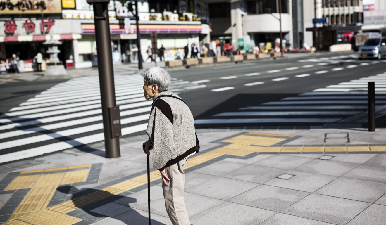 Japan has a large pool of elderly people who require pensions and medical care. Photo: AFP