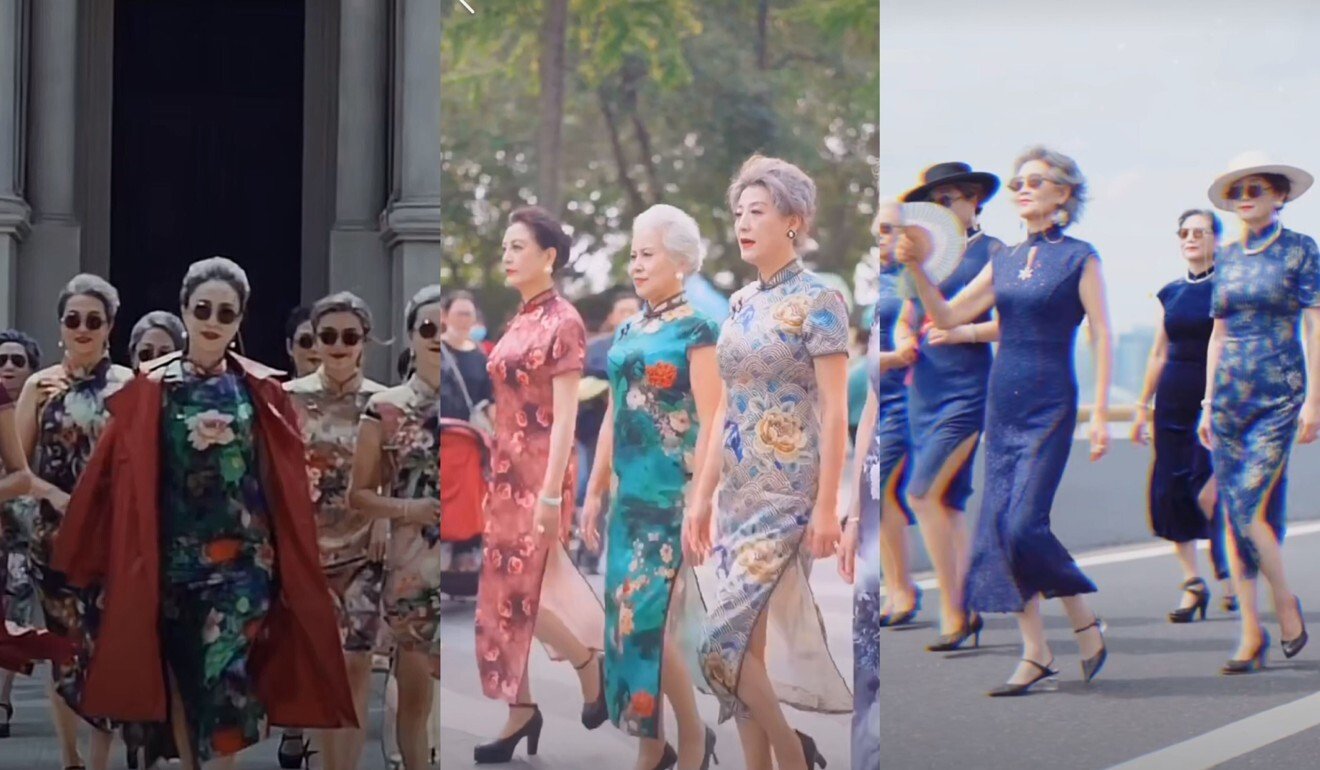 Douyin channel, Fashion Grandmas, featuring Chinese grandmas that dress gracefully in traditional Chinese outfits such as cheongsams. Photo: Handout