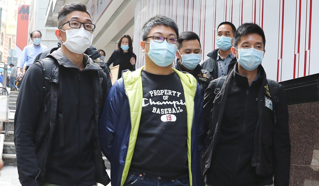 Sai Kung District Council chairman Chung Kam-lun was arrested. Photo: May Tse