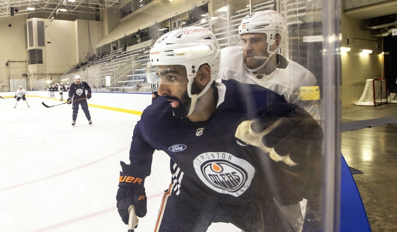 Jujhar Khaira knows he has to take his game to the next level to stay on a stacked Edmonton Oilers squad. Photo: AP