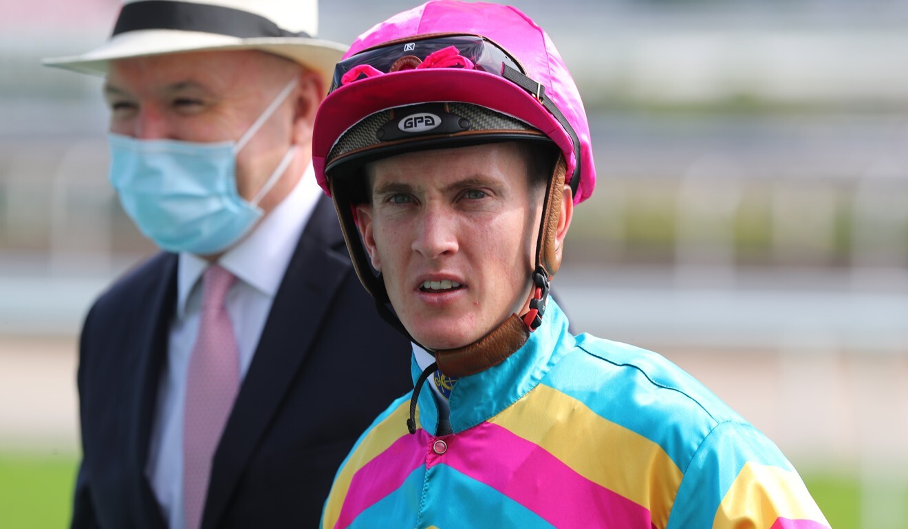 Chad Schofield teams up with Russian Emperor at Sha Tin on Sunday.