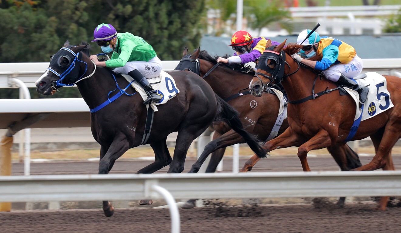 Blake Shinn guides Supreme Patrol to victory on Sunday.