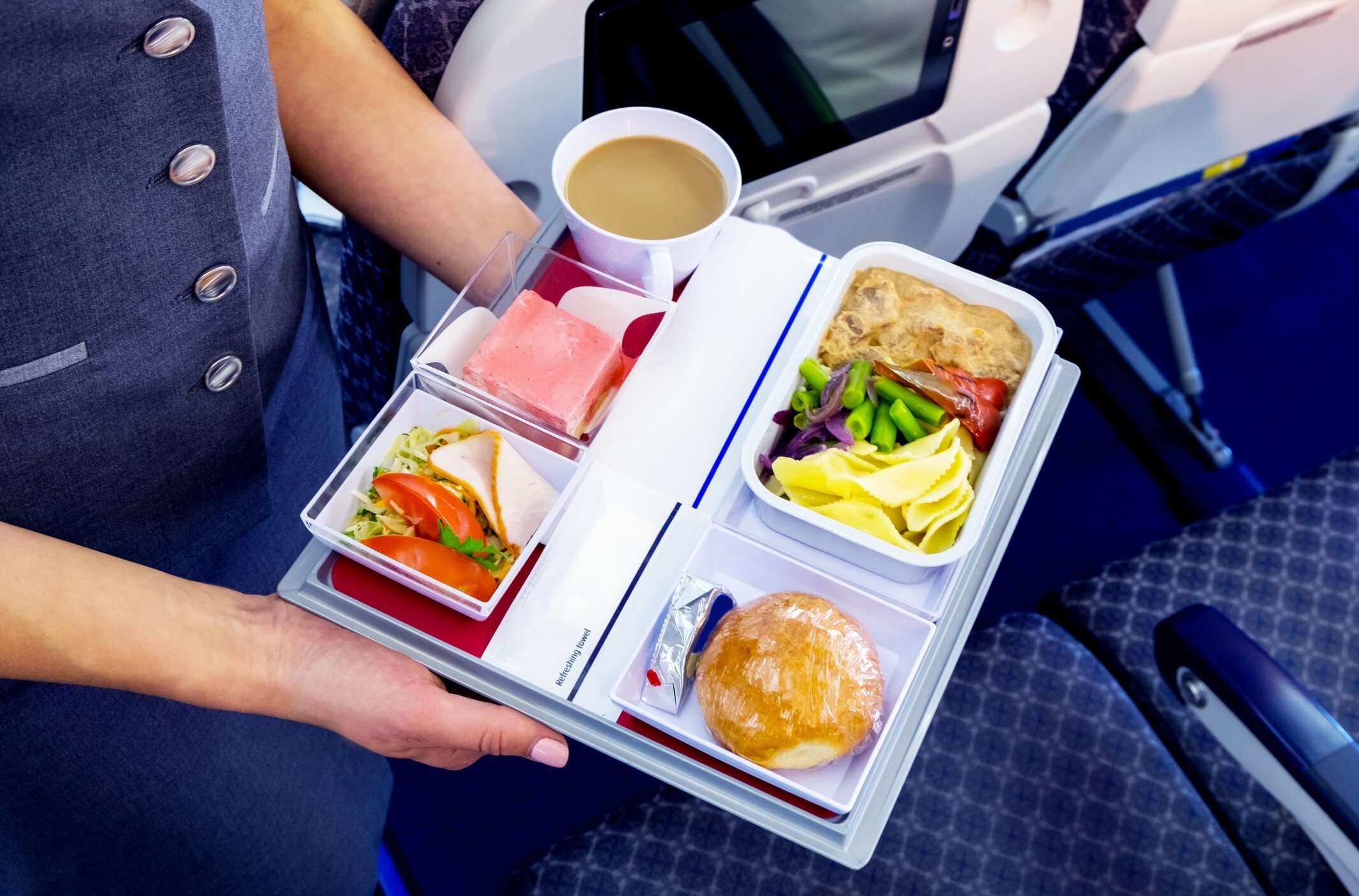 Airline meals often end up as waste. Photo: Getty Images/iStockphoto