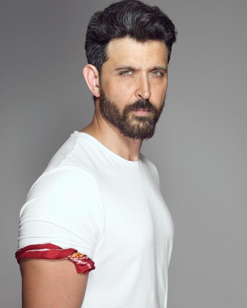 Hrithik Roshan posing for V for Him. Photo: @hrithikroshan/Instagram