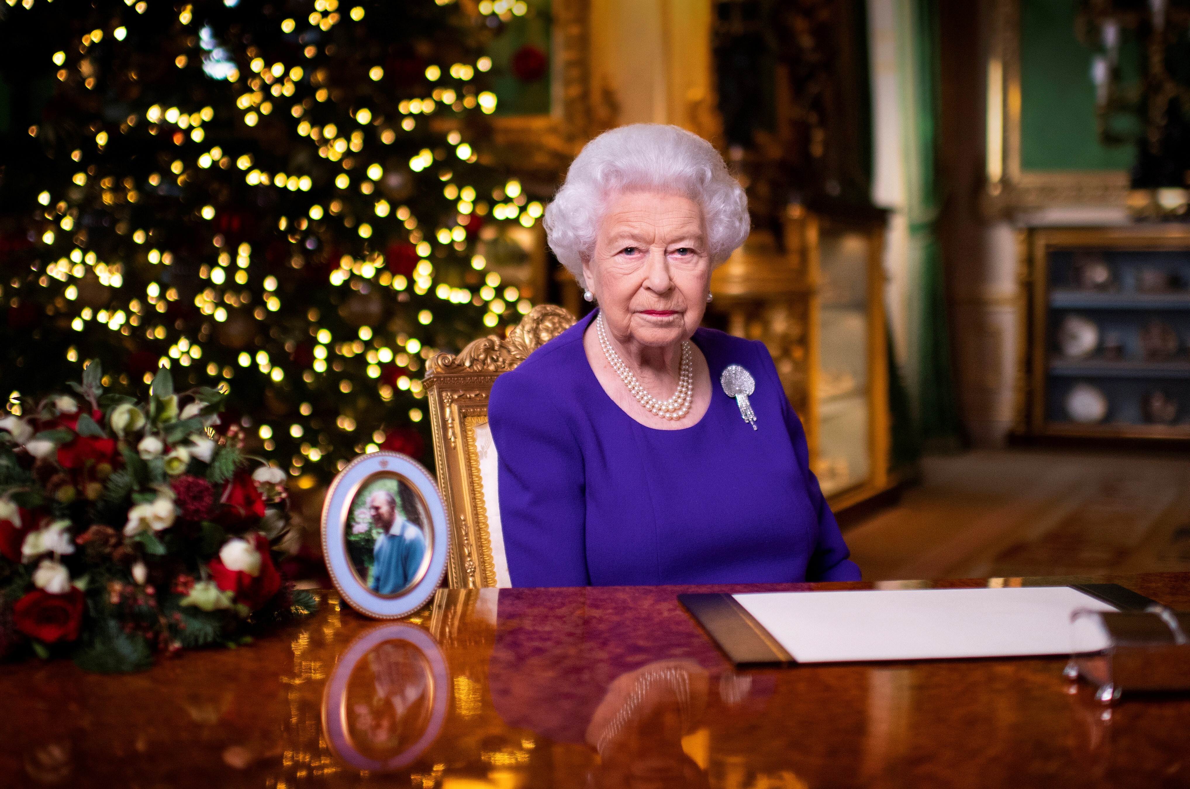 Despite not being able to connect with staff this past Christmas, Queen Elizabeth nevertheless spoke to the nation as usual during her annual Christmas broadcast in Windsor Castle on Christmas Day 2020. Photo: Reuters