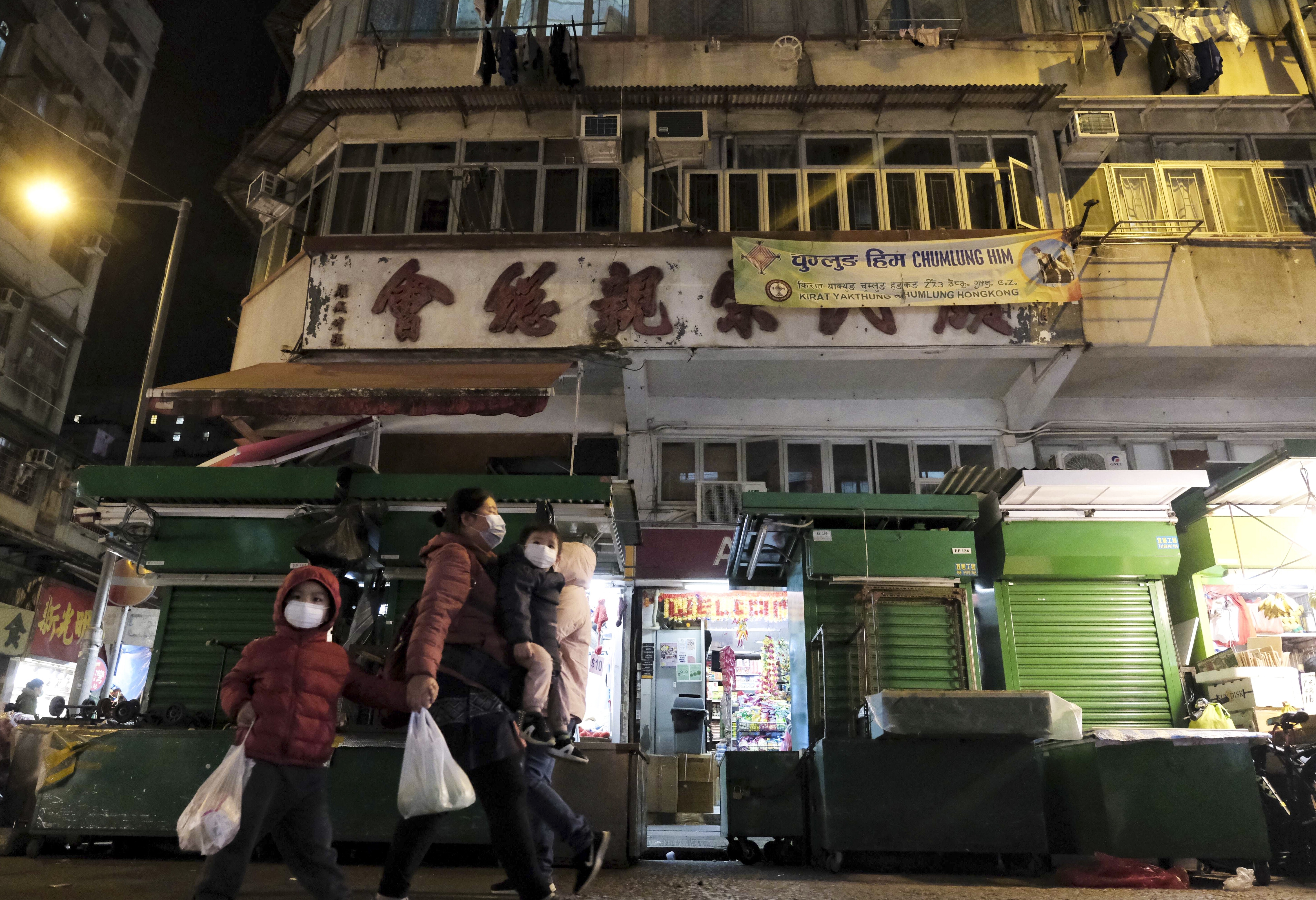 The block at 26 Reclamation Street has been hardest hit by the outbreak. Photo: Sun Yeung