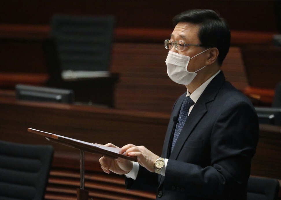 Hong Kong’s security minister John Lee. Photo: May Tse