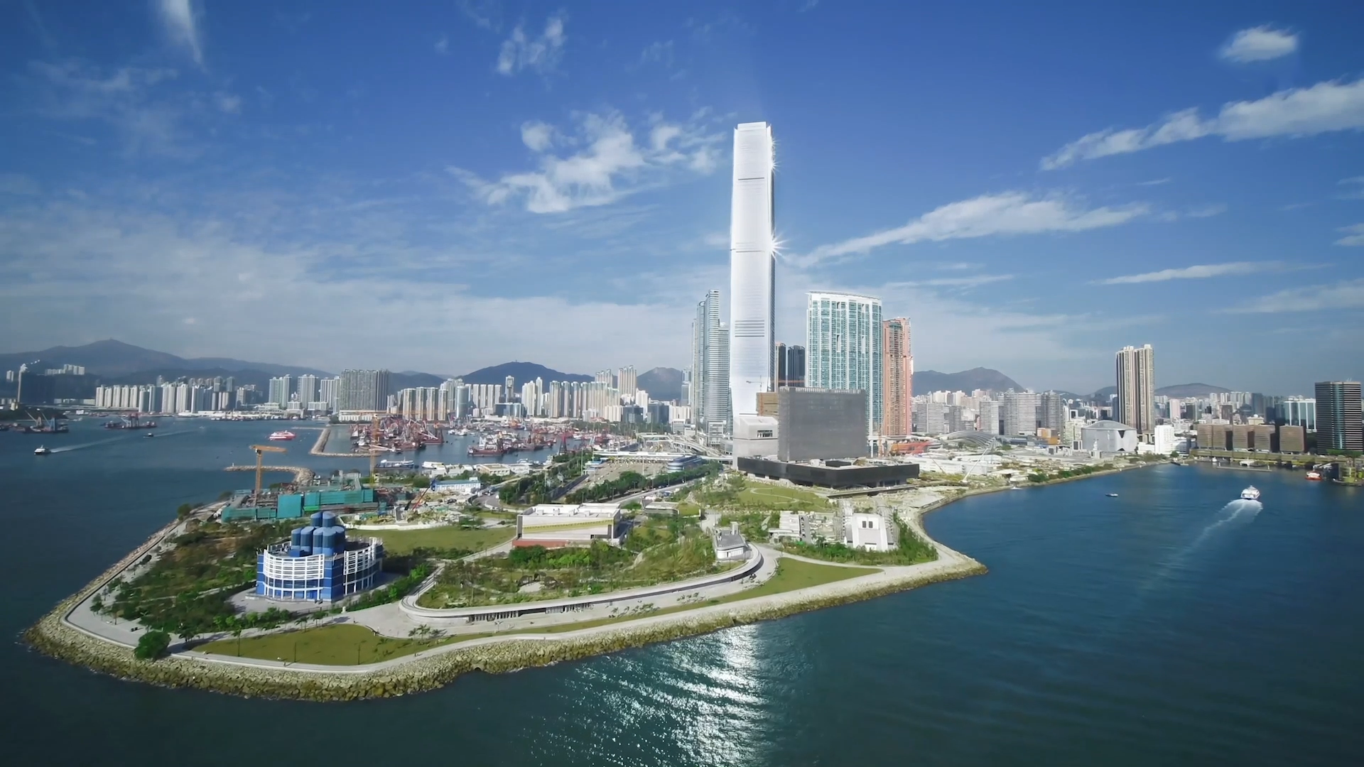 Hong Kong’s West Kowloon Cultural District is being developed on the westernmost tip of the Kowloon peninsula.