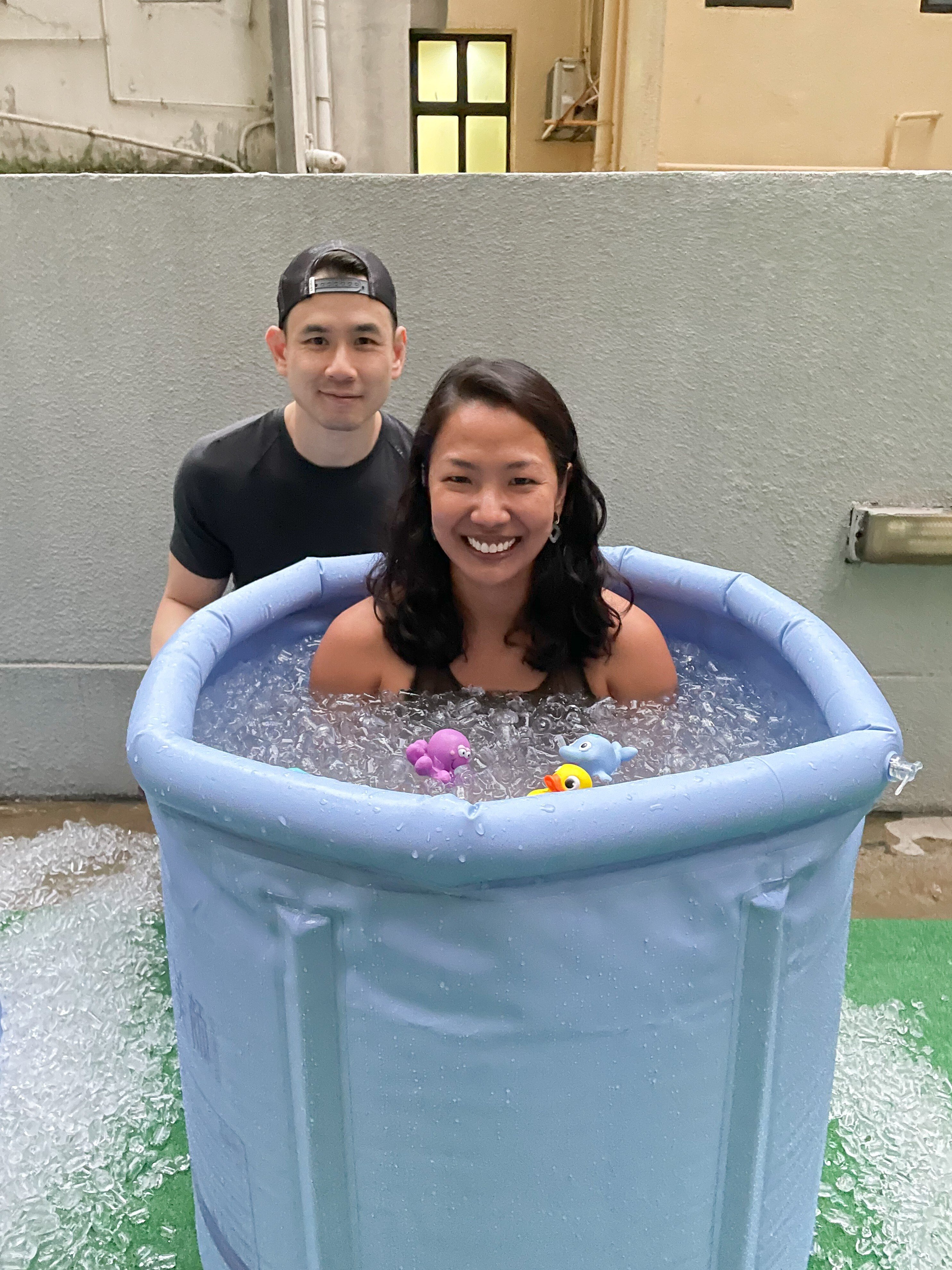 Melissa Yambao struggled with her health and suffered from hives and depression – then she met breathwork instructor Brian Lai and learned to take ice baths using the Wim Hof Method. A more advanced breathwork practice called rebirthing produced a physical and mental breakthrough. Photo: Brian Lai