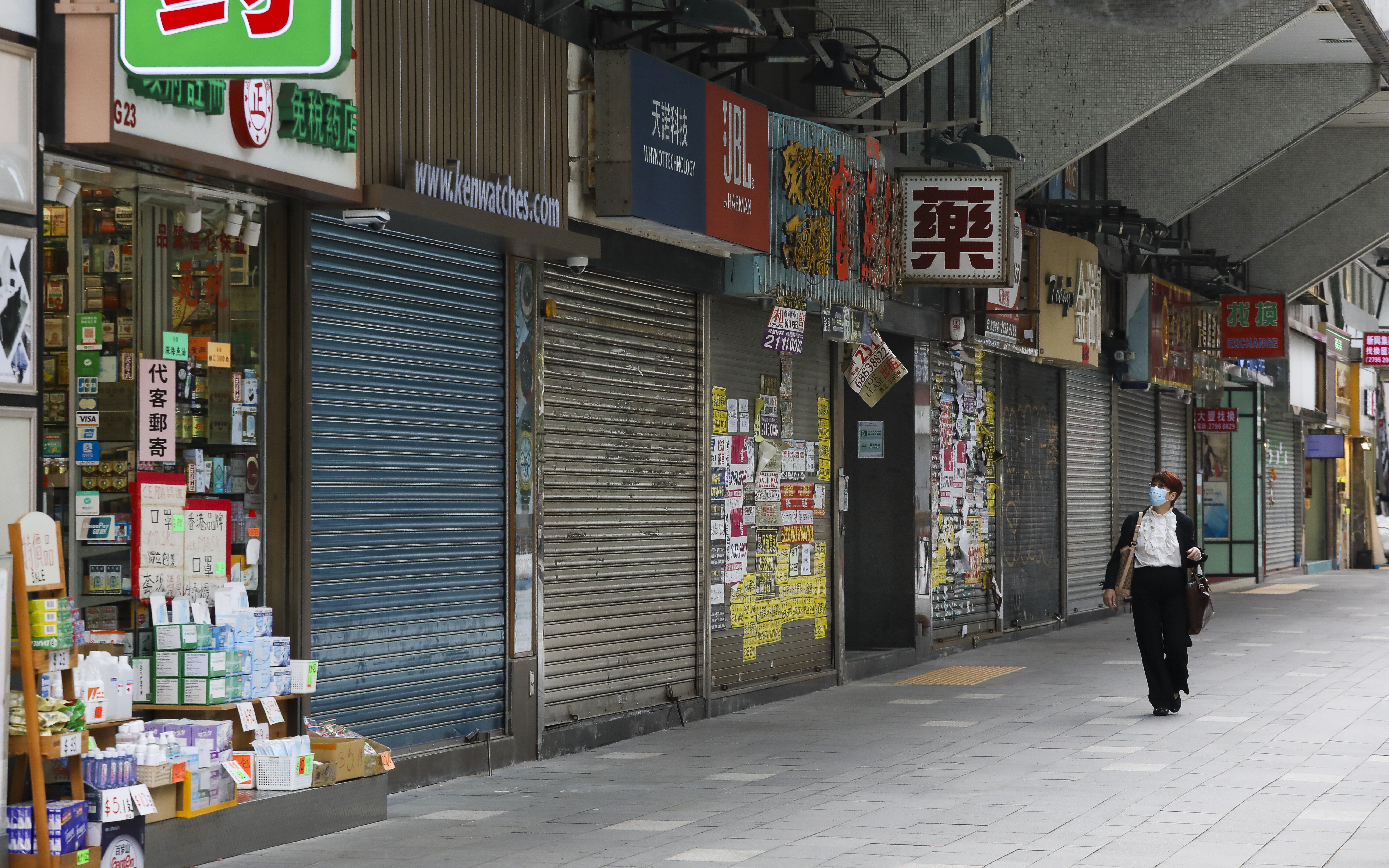 The new year will bring an improvement to the tragic local property scene, like one here in along a row of shop houses in Tsim Sha Tsui in December 2020. Photo: K.Y. Cheng