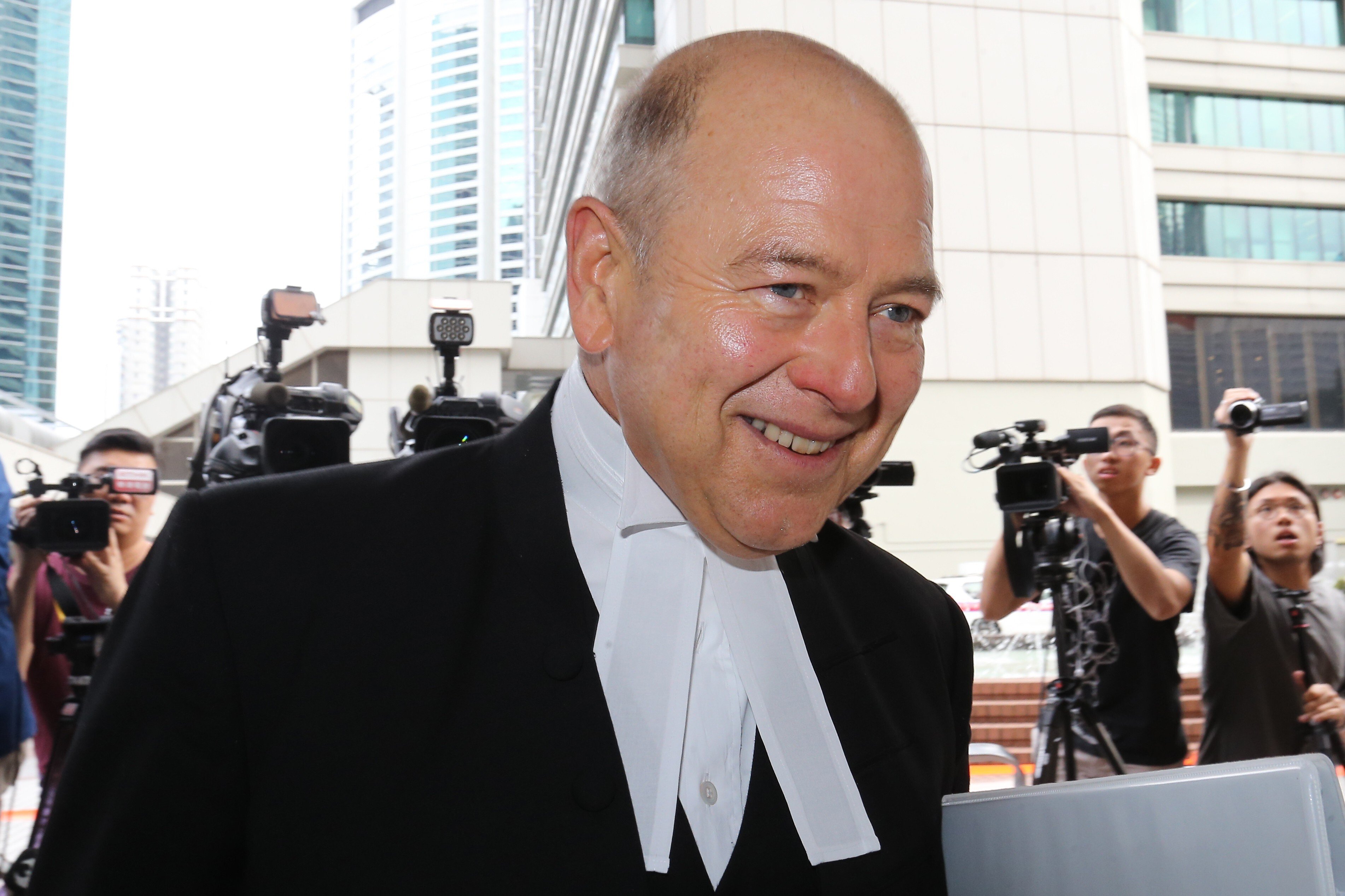 Queen’s Counsel David Perry will not prosecute media tycoon Jimmy Lai and eight others for the justice department after a flurry of criticism in Britain. Photo: Dickson Lee