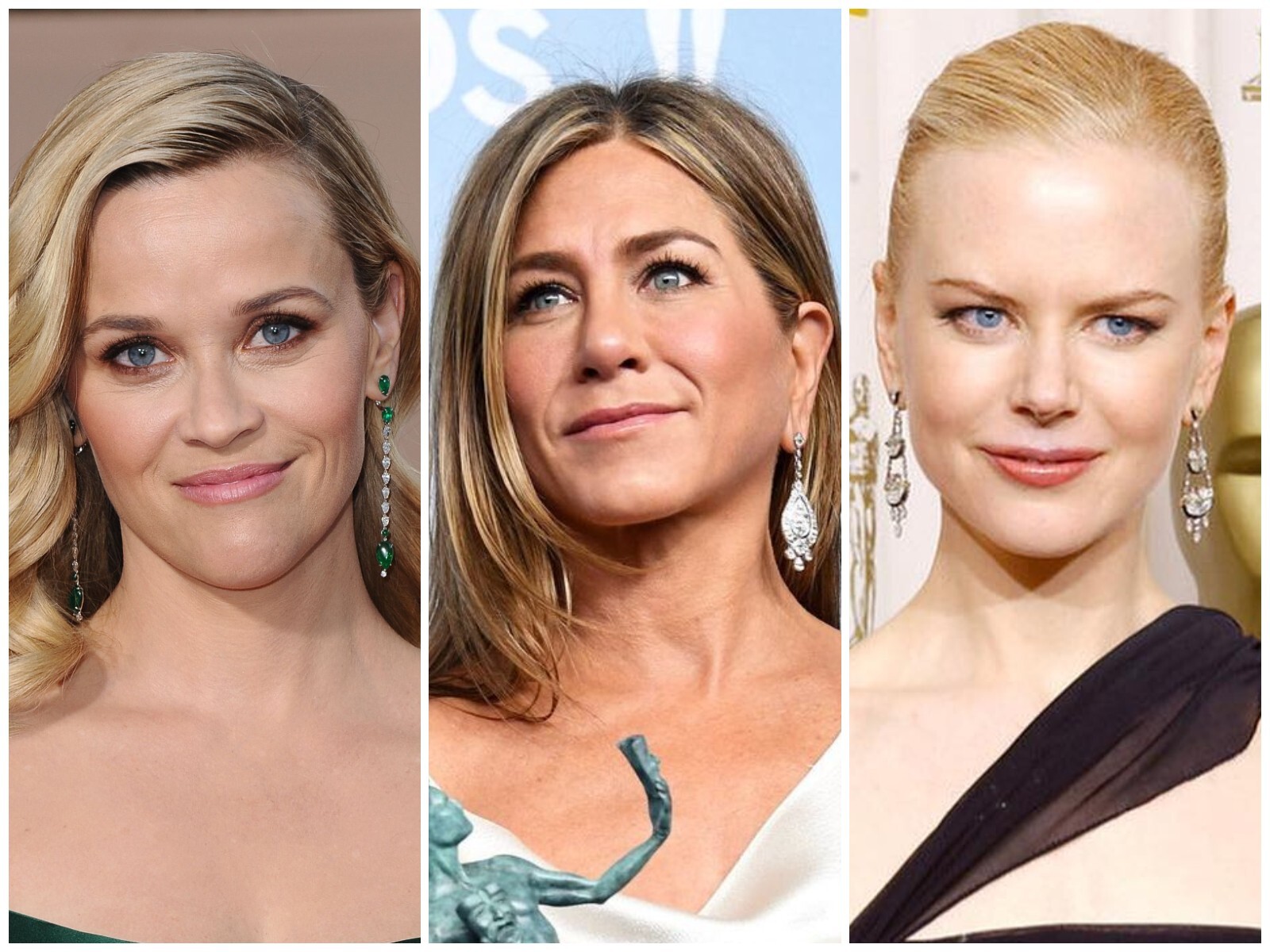 From left, Reese Witherspoon, Jennifer Aniston and Nicole Kidman are three of the stars to have made US$1 million or more per episode in various TV shows. Photo: Getty Images/AFP, @nicolekidman/Instagram