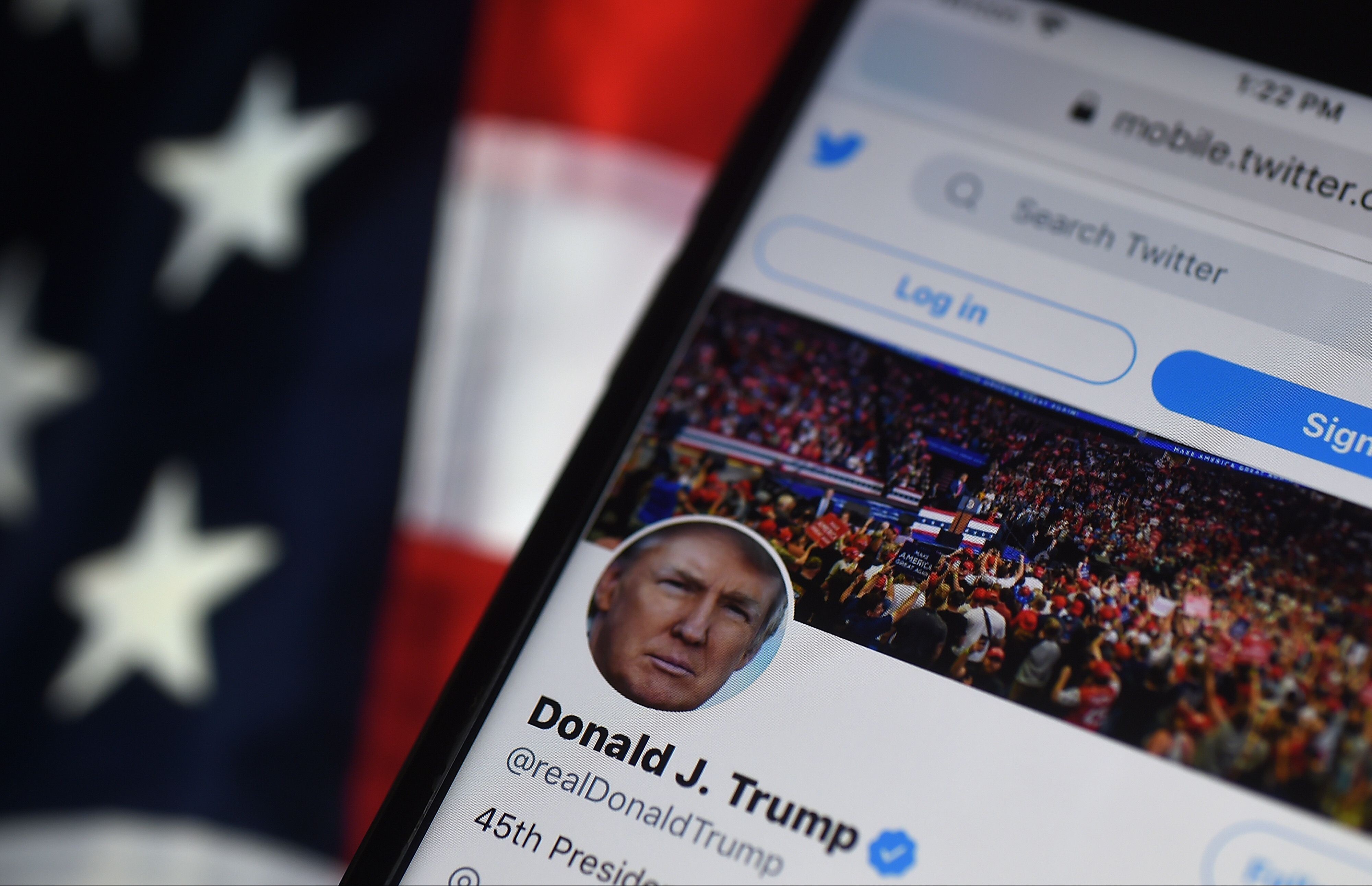 Donald Trump had a massive social media following. Photo: AFP