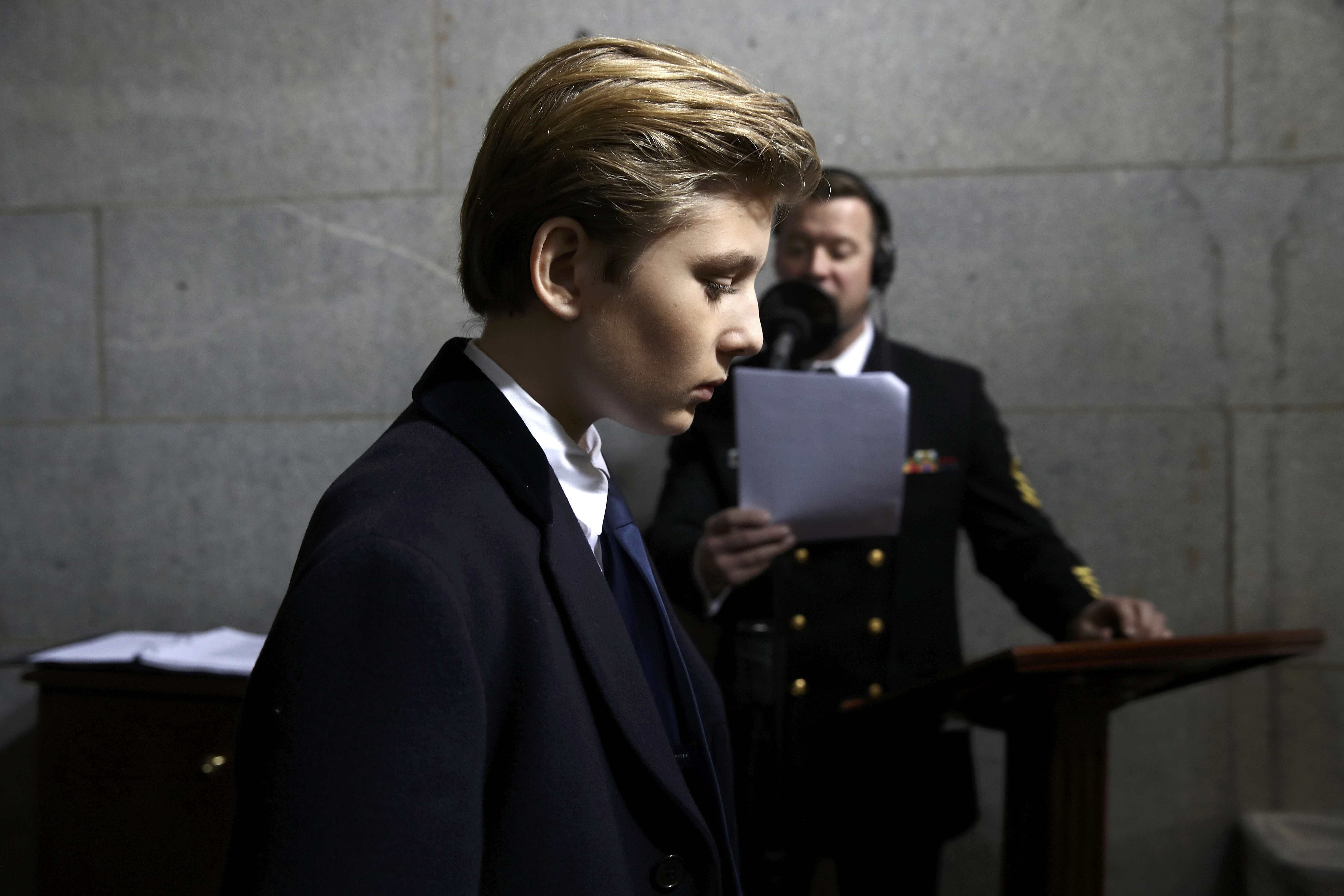 Barron, son of US President Donald Trump, has attracted criticism but has had his defenders too, not least his mum, first lady Melania Trump. Photo: Reuters