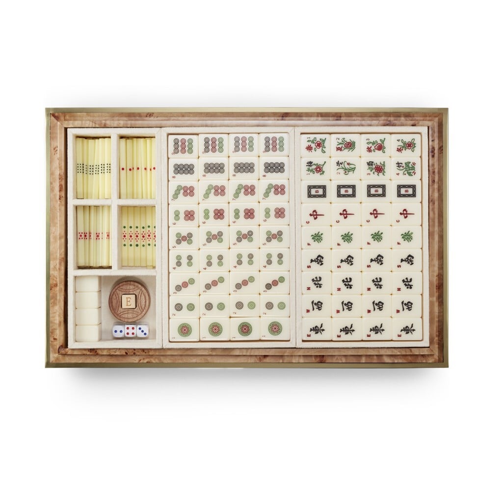 Louis Vuitton Has A Monogram Mahjong Set With Jade Tiles To Flex