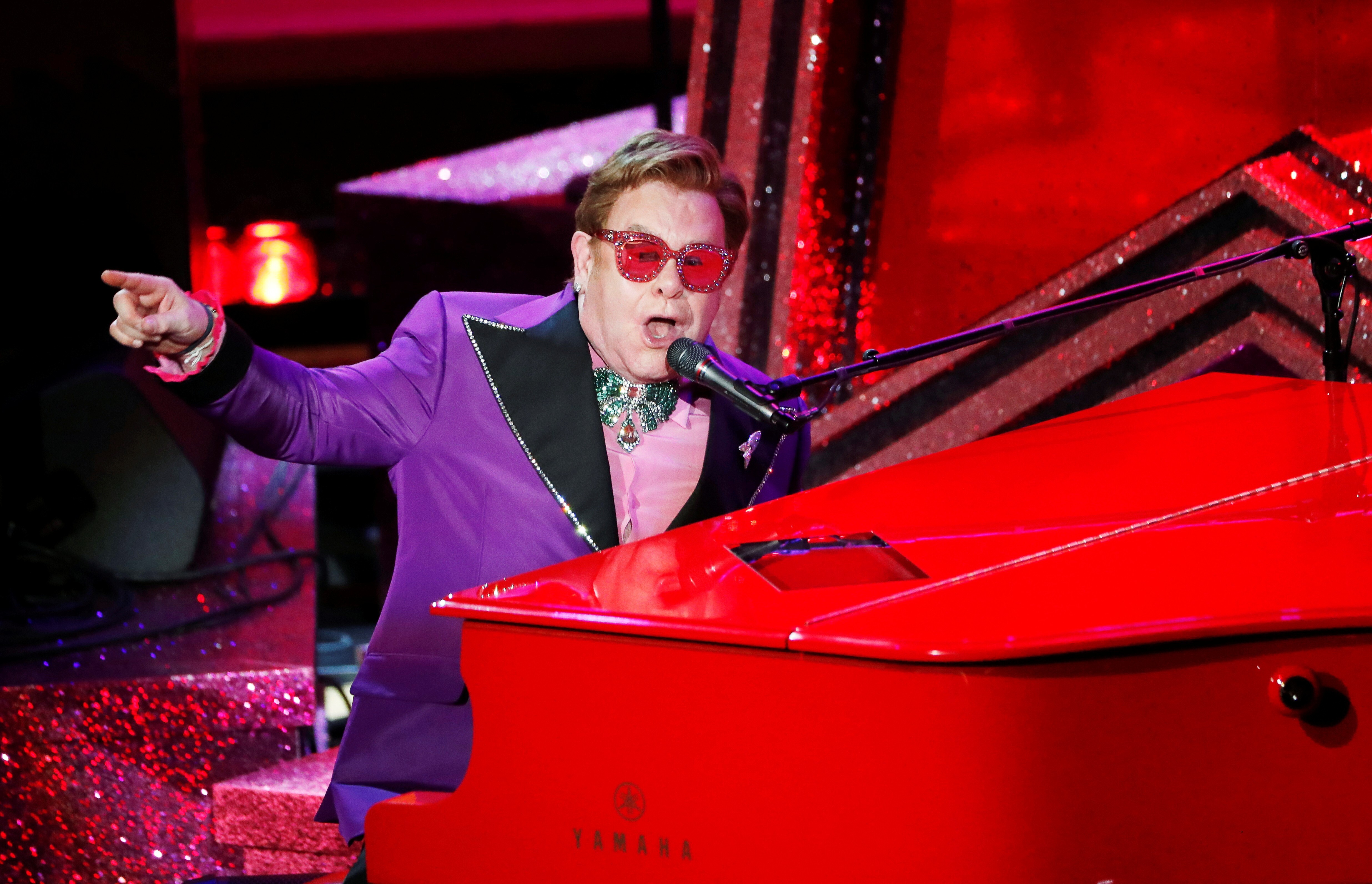 Elton John was among those who criticised the British government over its UK-EU trade deal. Photo: Reuters