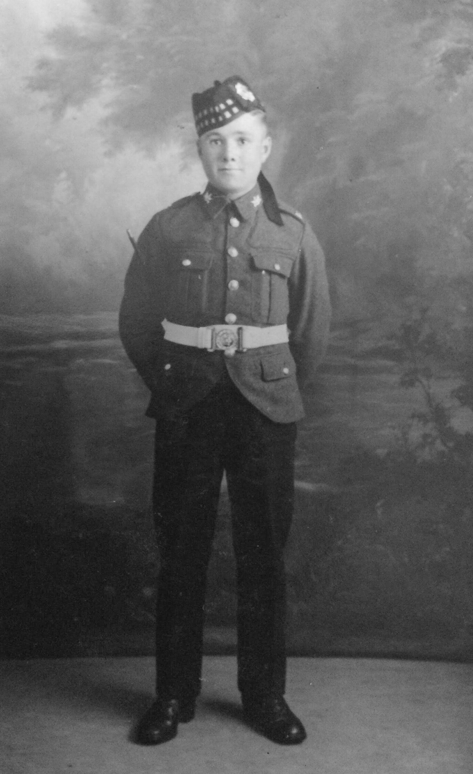 Briton Dennis Morley as a young private in the Second Battalion of the Royal Scots regiment. He came to Hong Kong in 1937. Photo: Courtesy of Denise Wynne