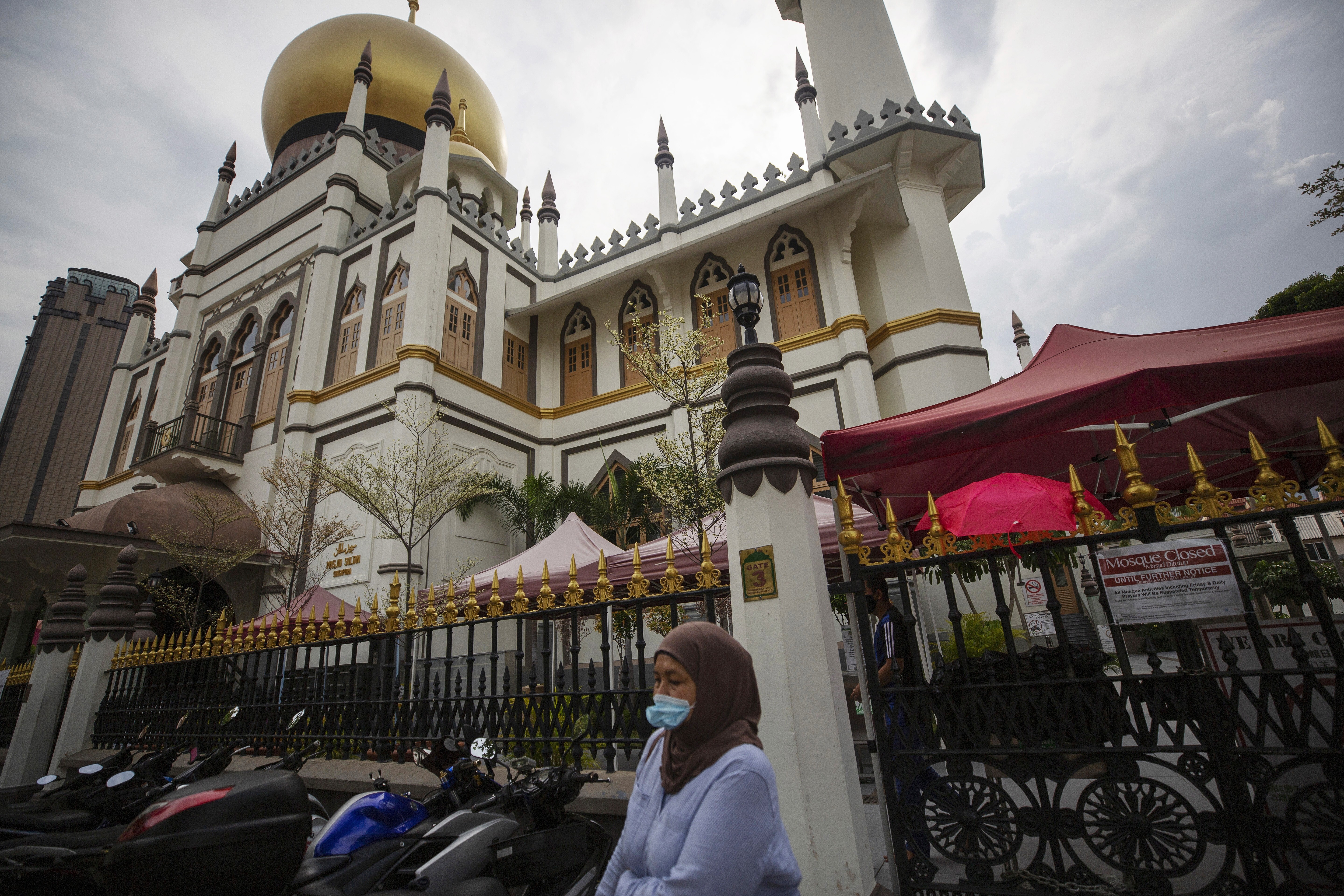 The Sultan Mosque in Singapore’s Kampong Glam district. File photo: EPA-EFE