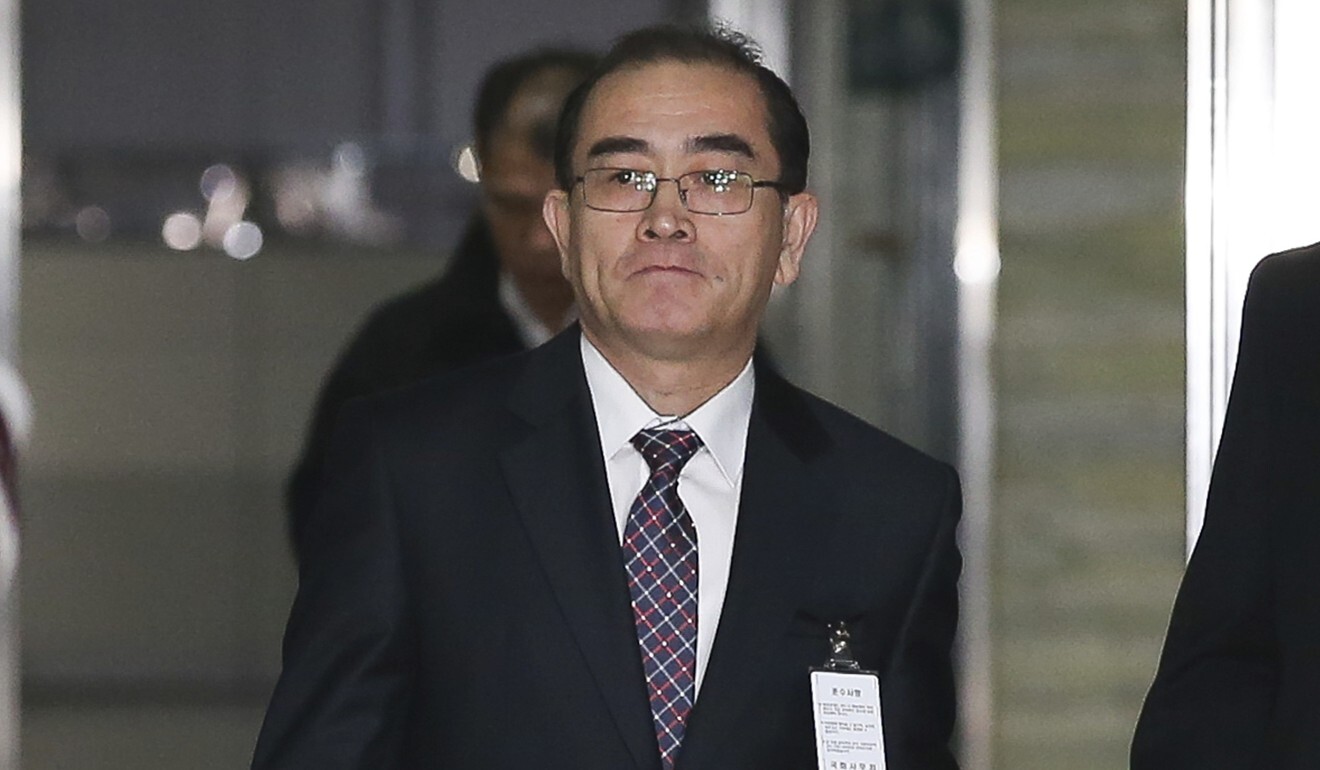 Thae Yong-ho fled his post as North Korea’s deputy ambassador to Britain in 2016. Photo: Yonhap via AP