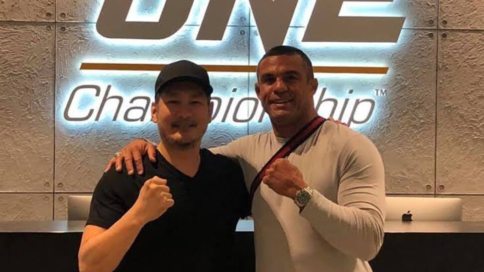 One Championship chairman Chatri Sityodtong (left) with Vitor Belfort. Photo: Instagram