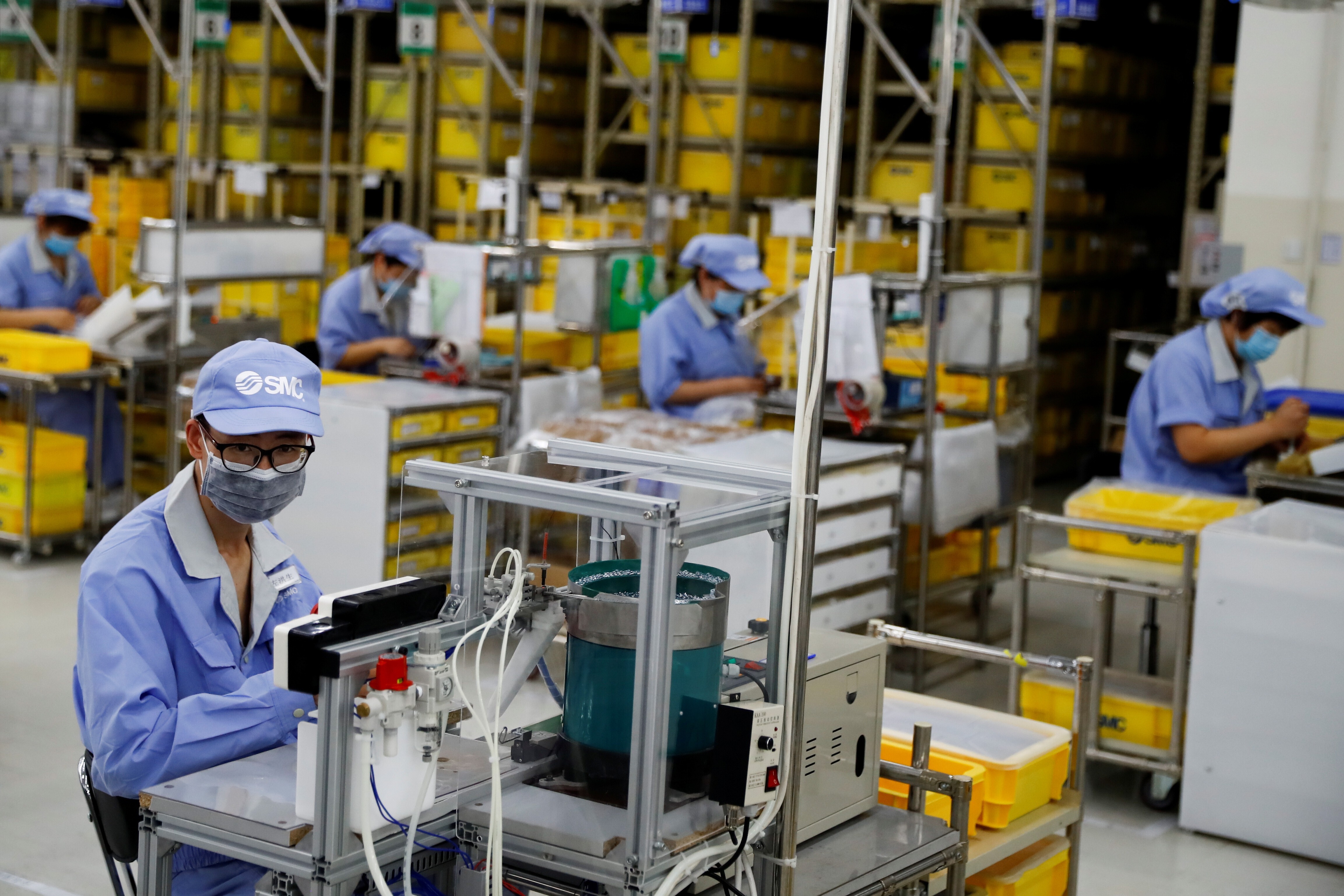 China S January Factory Activity Expanded At Slowest Pace In Seven Months South China Morning Post<script async src=