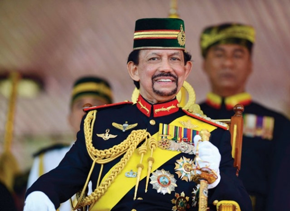 Sultan of Brunei, Hassanal Bolkiah. Photo: @ProRoyalFamily/Twitter
