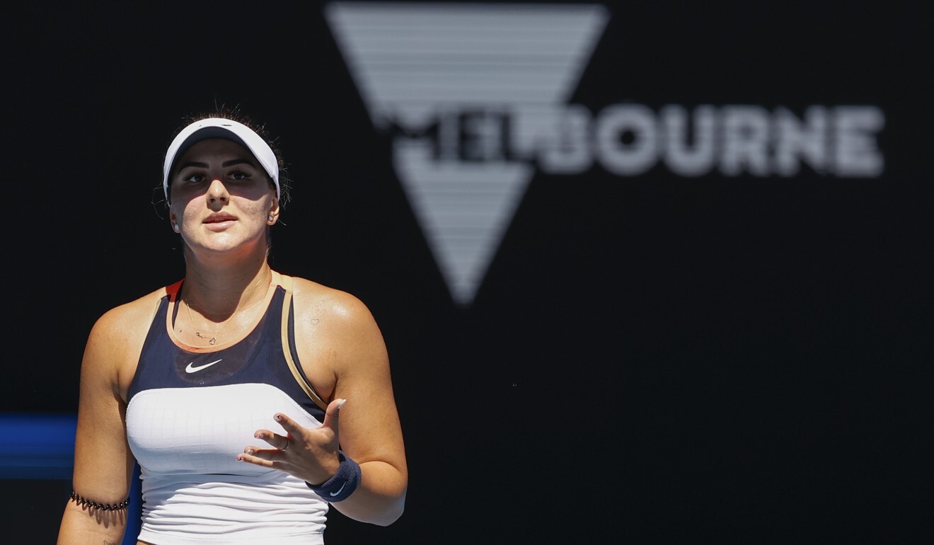 Bianca Andreescu fights that losing feeling. Photo: AP