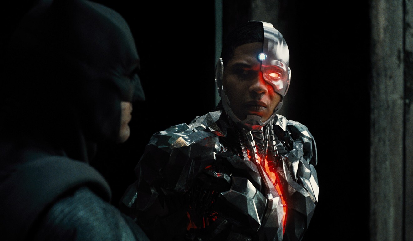 Ray Fisher as Cyborg in Justice League. Photo: Handout