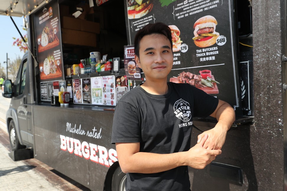 Leo Choi’s burger operation is a survivor of the city’s food truck scheme, which seems to be dying a death. Photo: Edmond So
