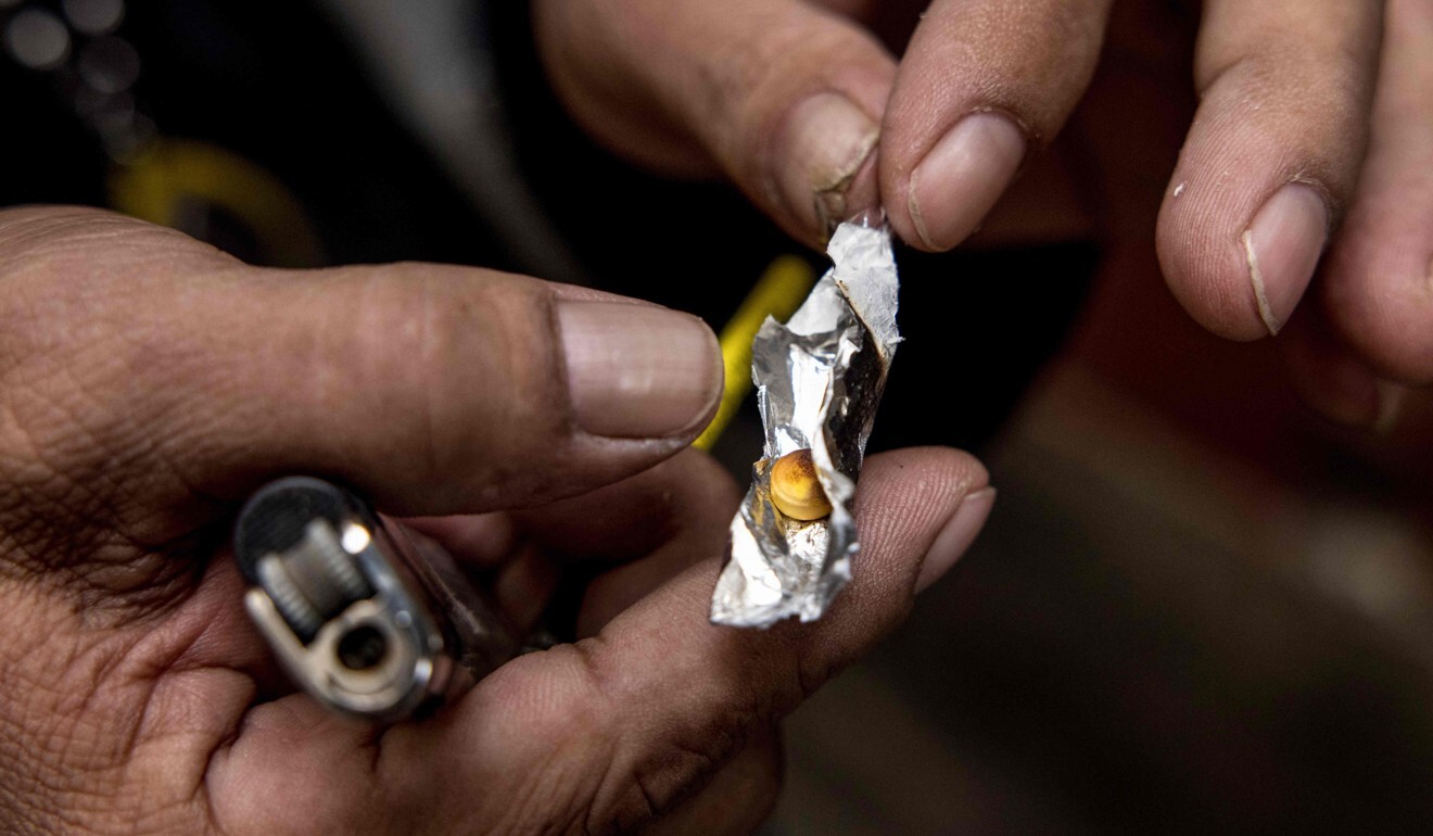 A ‘yaba’ methamphetamine pill. Photo: AFP