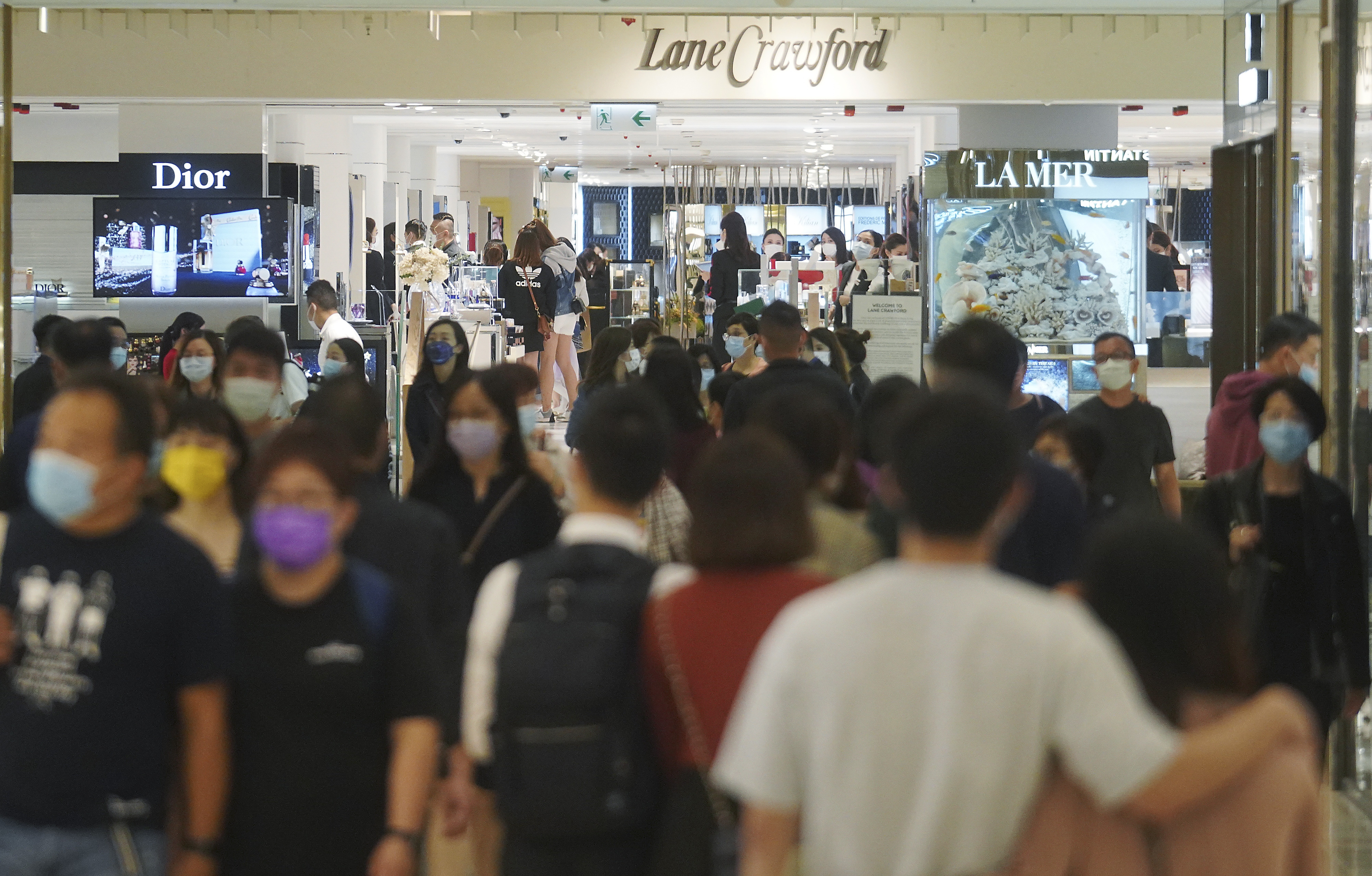 People shopping at Harbour City in Tsim Sha Tsui, a district better known for retail than technology - at least for now. Photo: Winson Wong