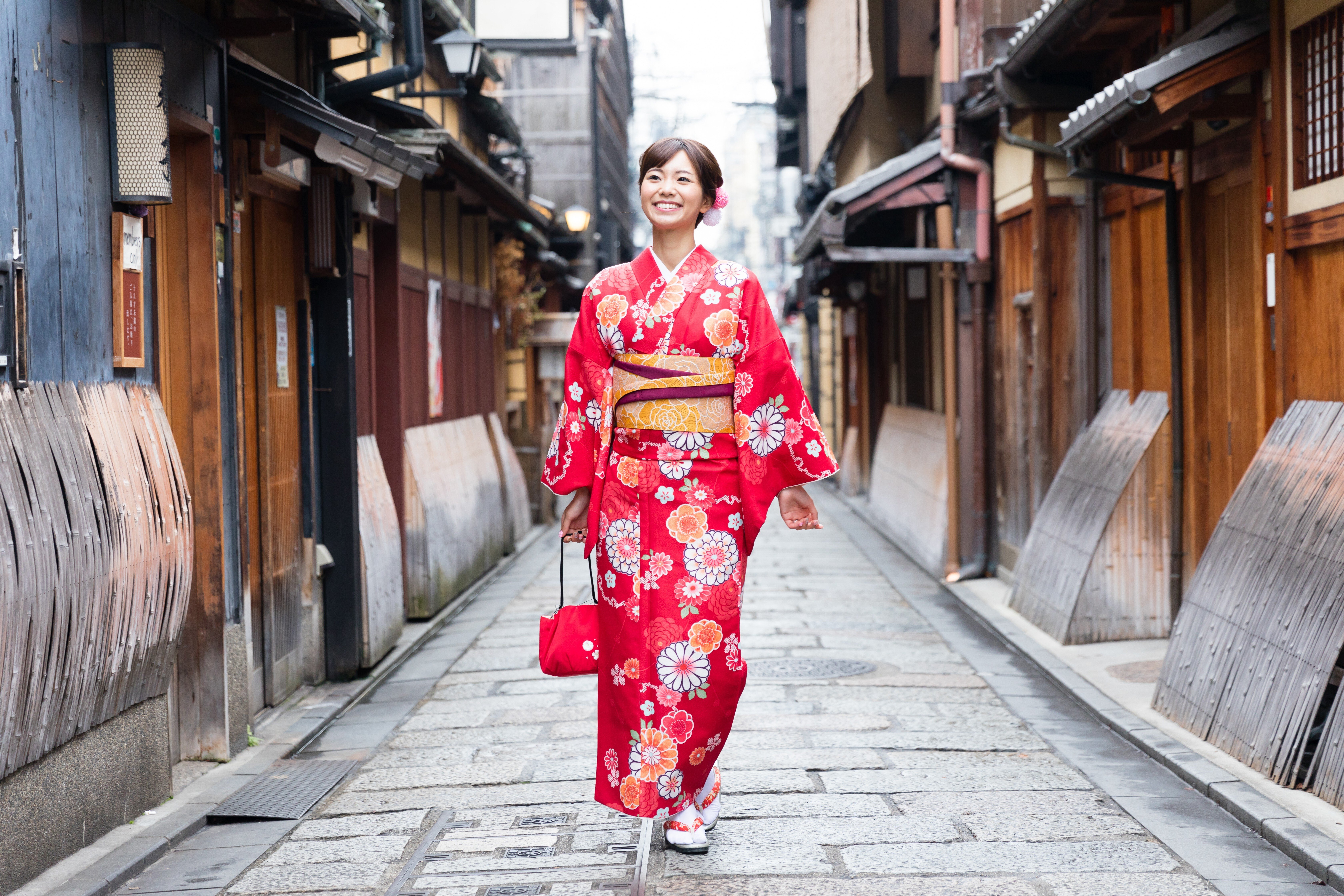 The modern kimono was created around the 1600s and today is mainly worn on special occasions.