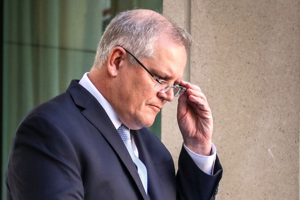 Australian Prime Minister Scott Morrison has faced increasing pressure to take a tough stand against China. Photo: AFP