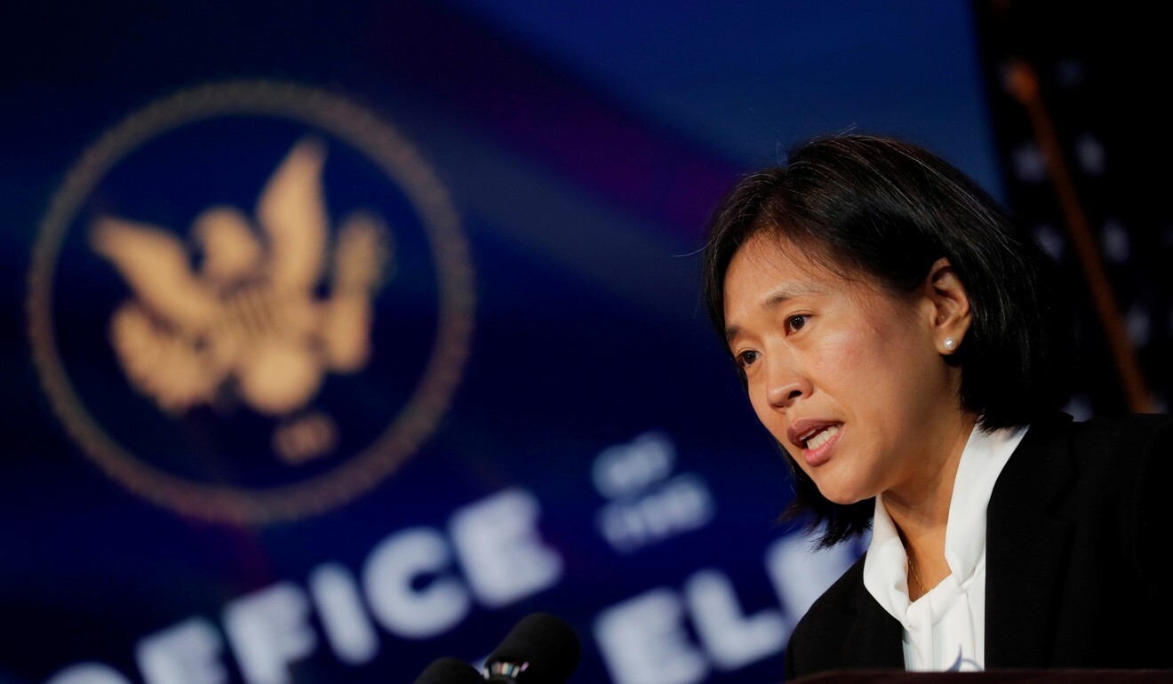 Katherine Tai will be Joe Biden’s top trade negotiator. Photo: Reuters