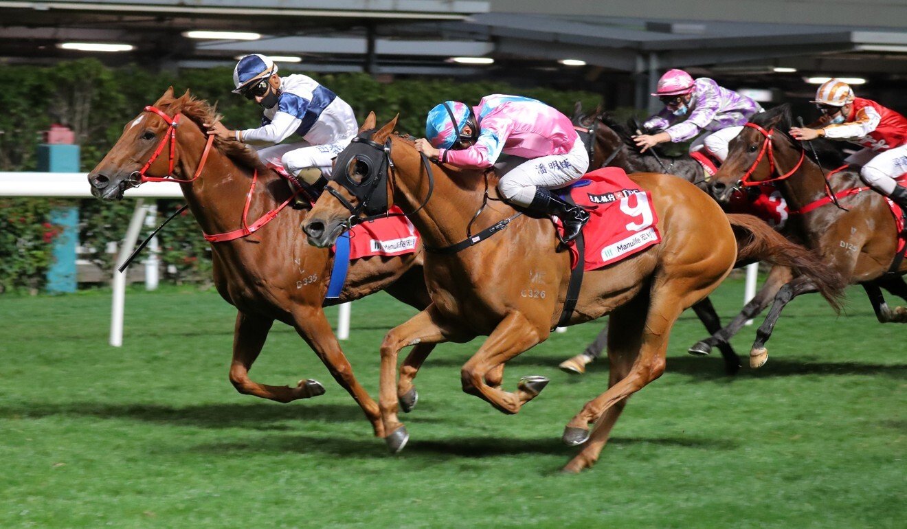 Scores Of Fun holds on to win at Happy Valley last week.
