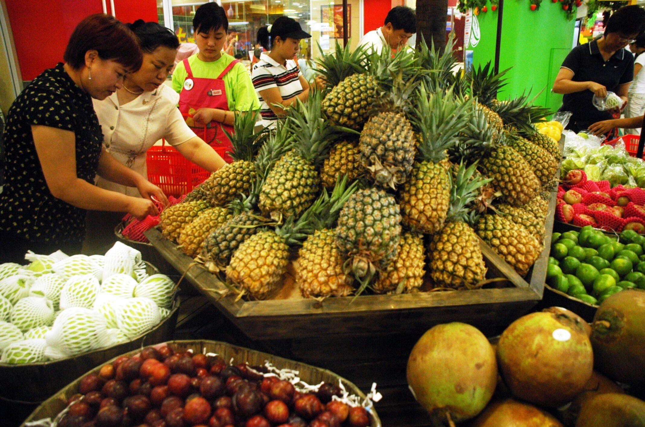 Mainland China has banned imports of Taiwanese pineapples. Photo: Xinhua