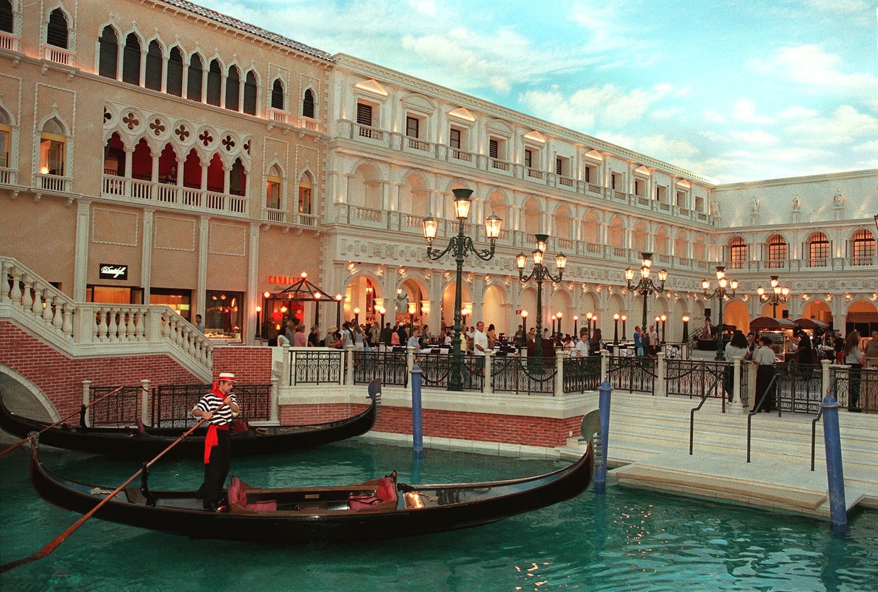 The Venetian in Las Vegas, Nevada. The global pandemic shuttered the Strip, where Las Vegas Sands is the biggest operator. Photo: AFP