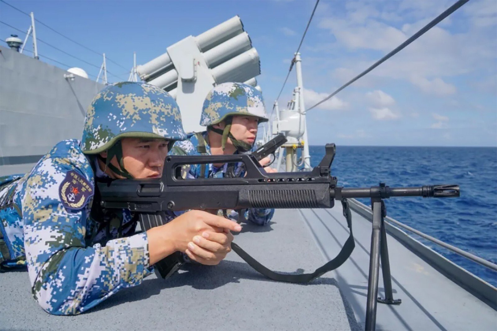 State television said on Wednesday that the PLA had conducted a joint landing drill in the disputed South China Sea. Photo: PLA Navy website
