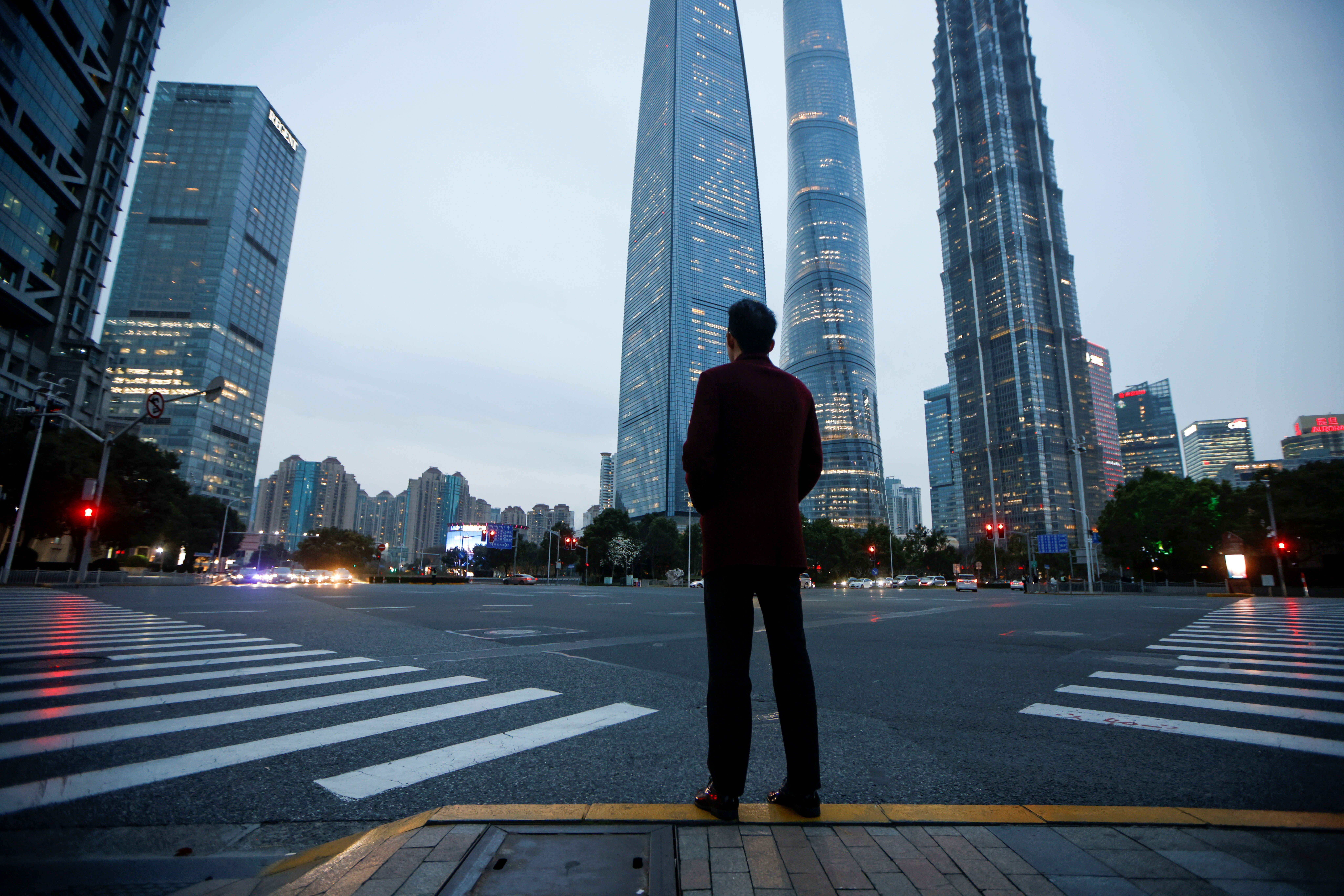 China’s ambitious plans for the future rest on technological innovation and scientific research. Pictured a crossroads in Lujiazui financial district in Pudong, Shanghai, on the day of the opening session of the National People‘s Congress (NPC) on Friday. Photo: Reuters