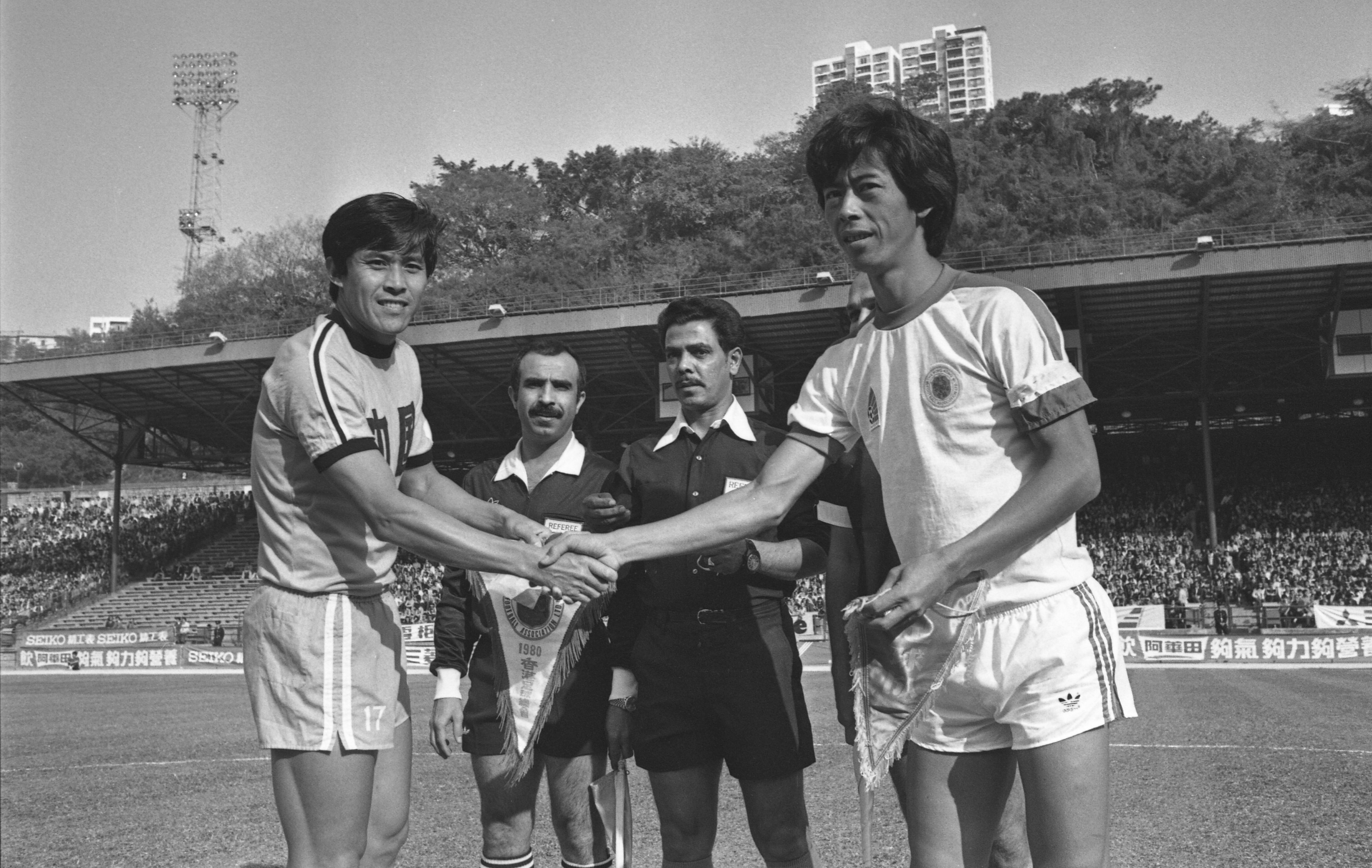Former China international Chi Shangbin (left) has died at the age of 71. Photo: SCMP Pictures