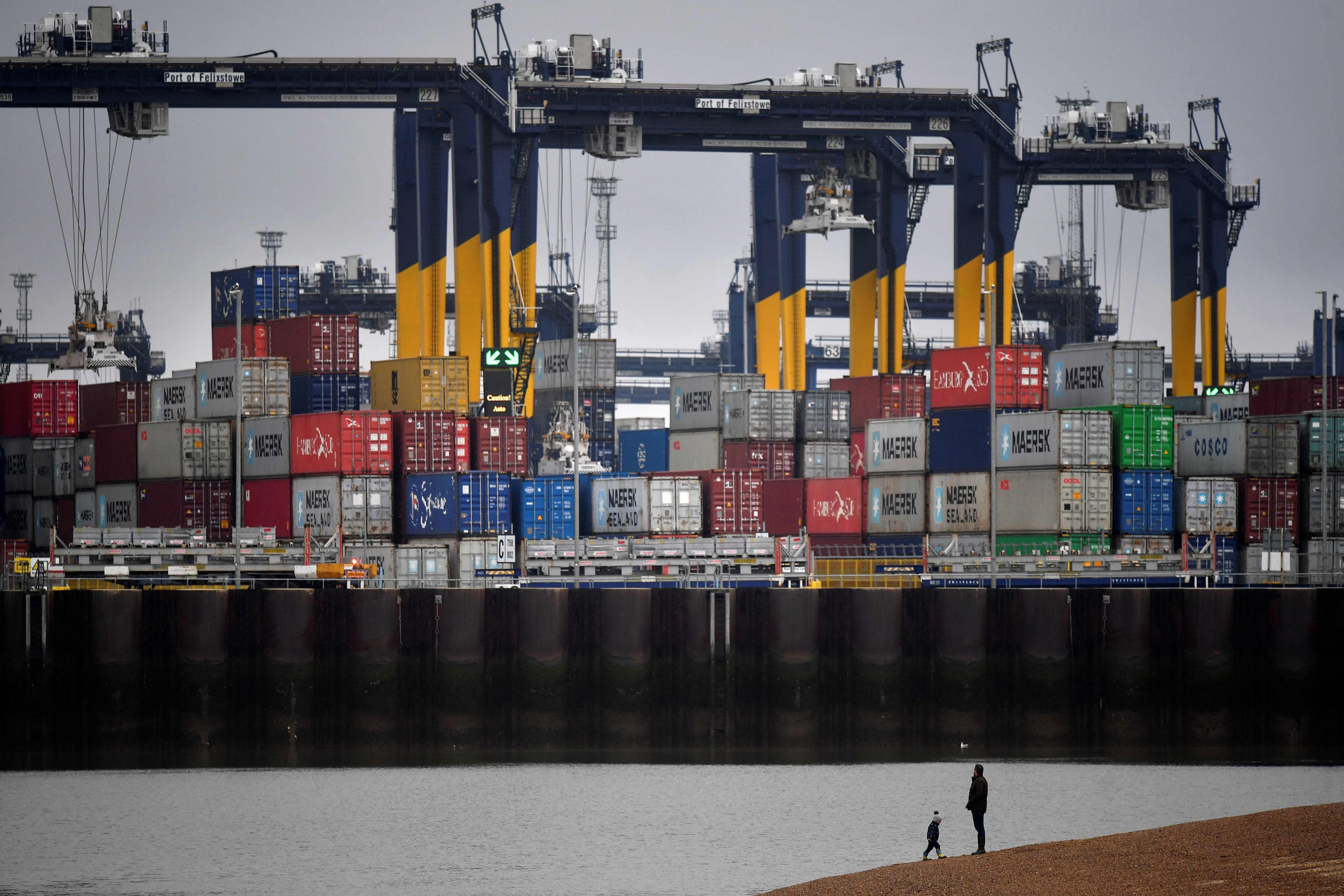 Felixstowe is the UK’s largest container port, with about 40 per cent of market share, and it already takes in much of the trade from Asia. Photo: AFP