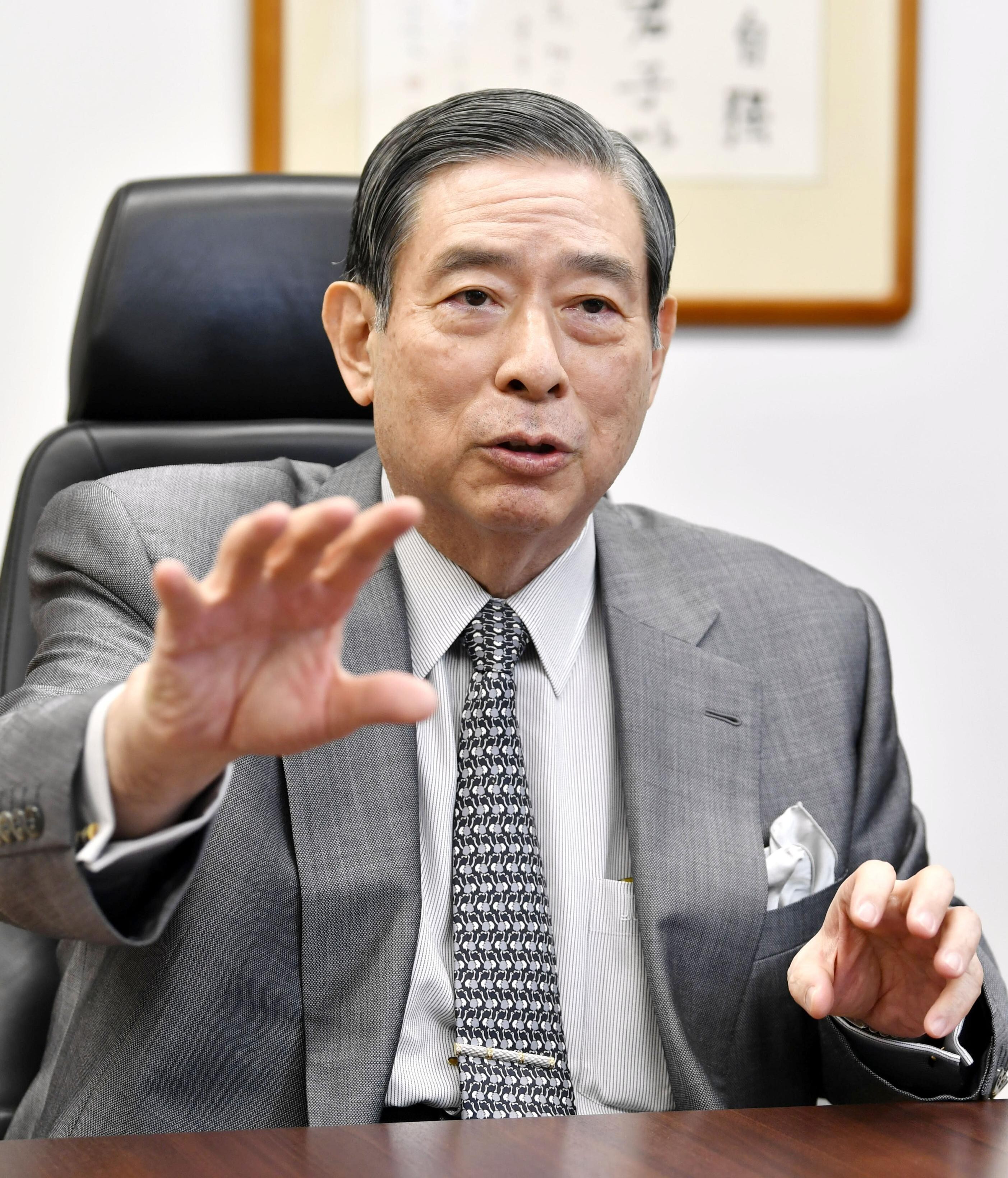 Yoshitaka Kitao, CEO of Japanese financial services group SBI Holdings. Photo: Kyodo
