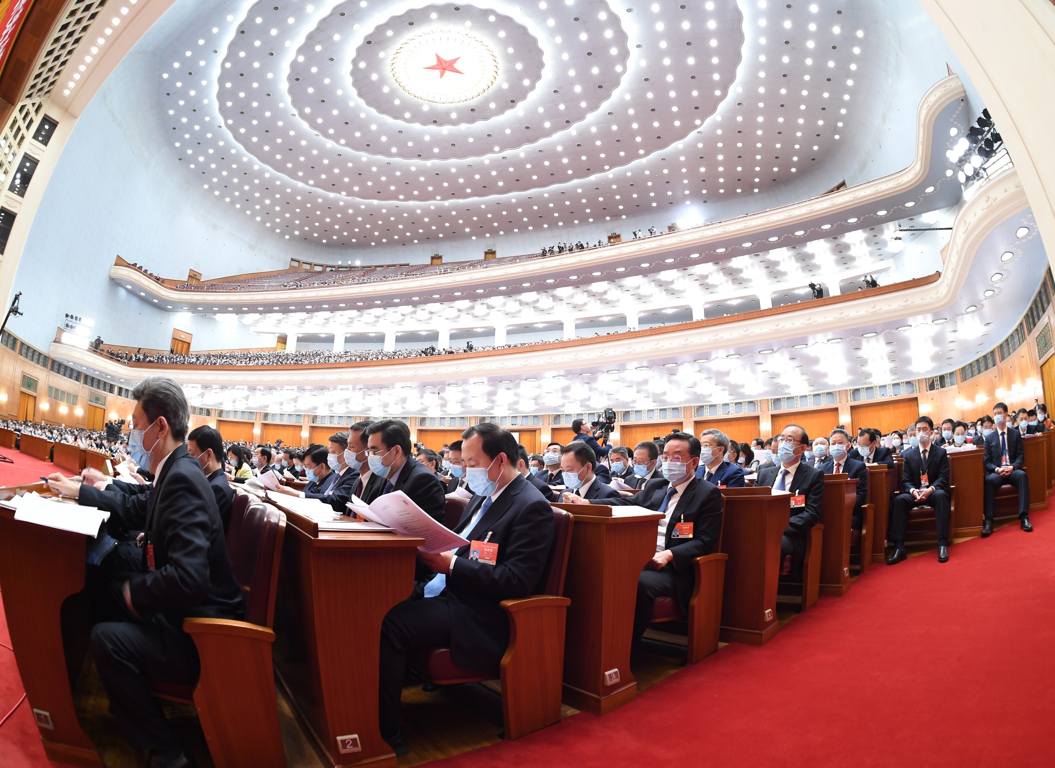 China’s annual legislative sessions are under way in Beijing. Photo: Xinhua