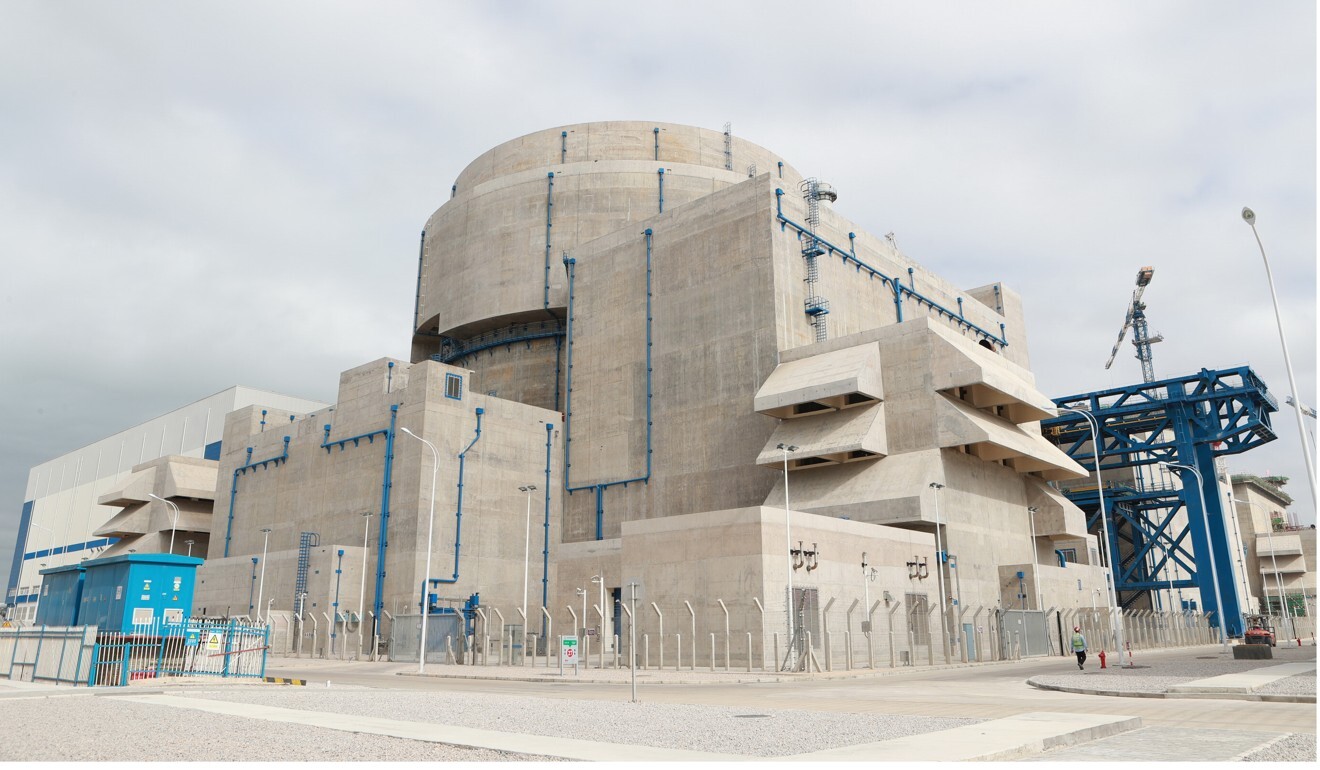 China’s first nuclear power plant using its Hualong One technology, in Fuqing, Fujian province, was connected to the grid in November. Photo: Xinhua