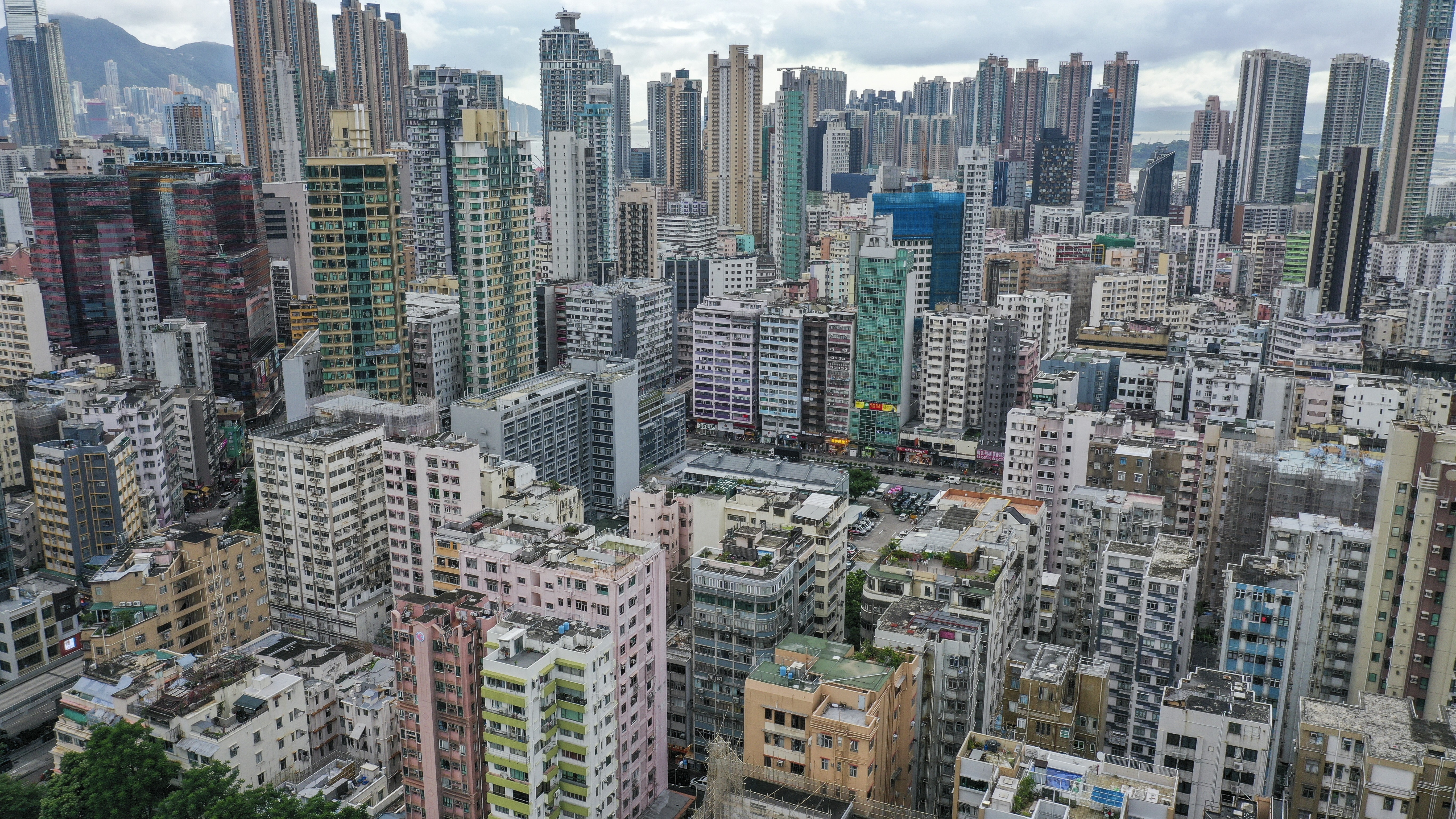 View of residential buildings near Prince Edward, in Mong Kok district. Photo: Martin Chan