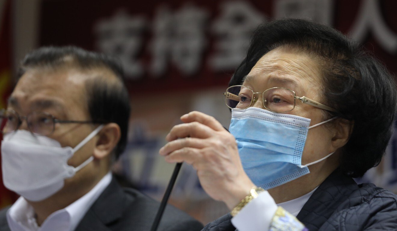 Maria Tam (right), vice-chairwoman of the Basic Law Committee, said circumstances at Legco mean only Beijing has the necessary power to effect the coming changes. Photo: Xiaomei Chen