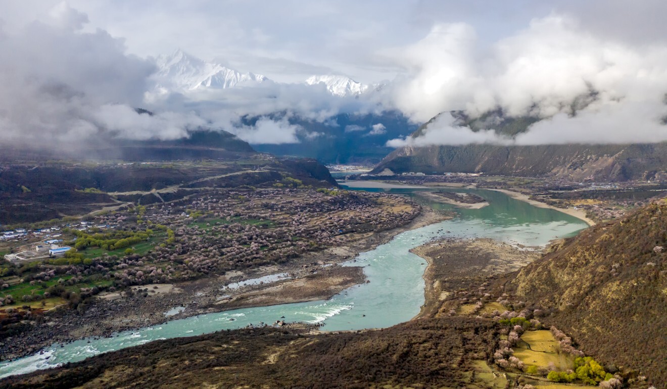 The Yarlung Tsangpo rises in Tibet before flowing through the Himalayas and into India, where it is known as the Brahmaputra. Photo: Getty Images