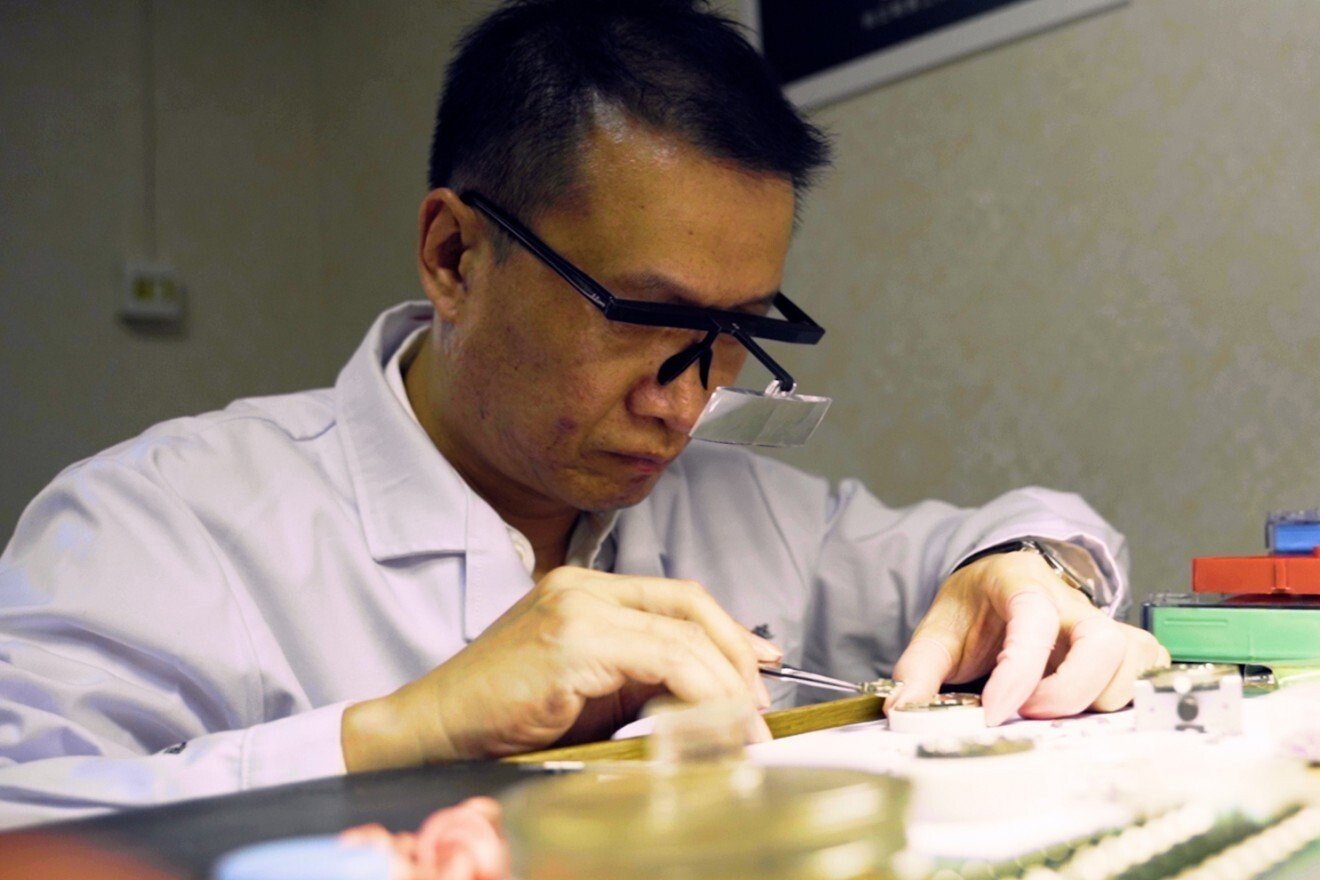 Lin Yonghua is one of only three people in China accredited by the AHCI, a prestigious association of independent watchmakers. Photo: Fang Xin