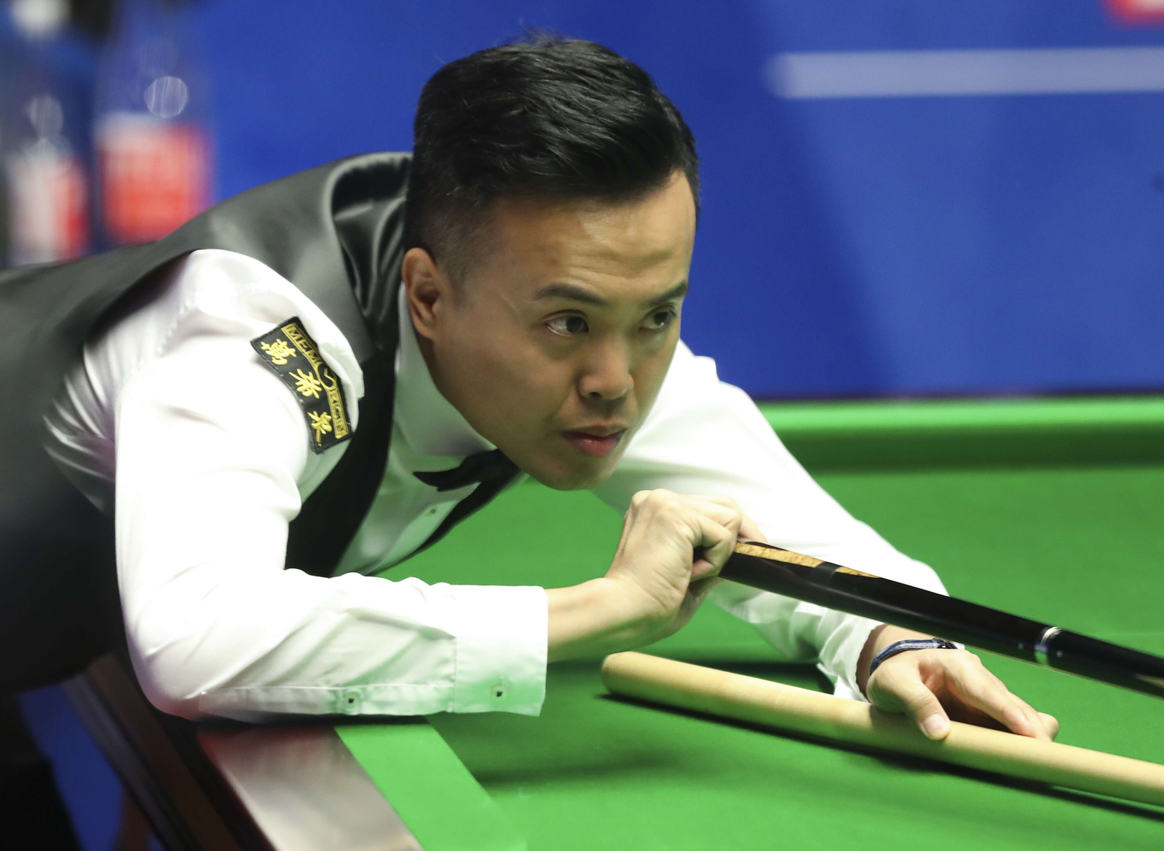 Hong Kong’s Marco Fu competes at the world championship in Sheffield in 2018. Photo: Xinhua